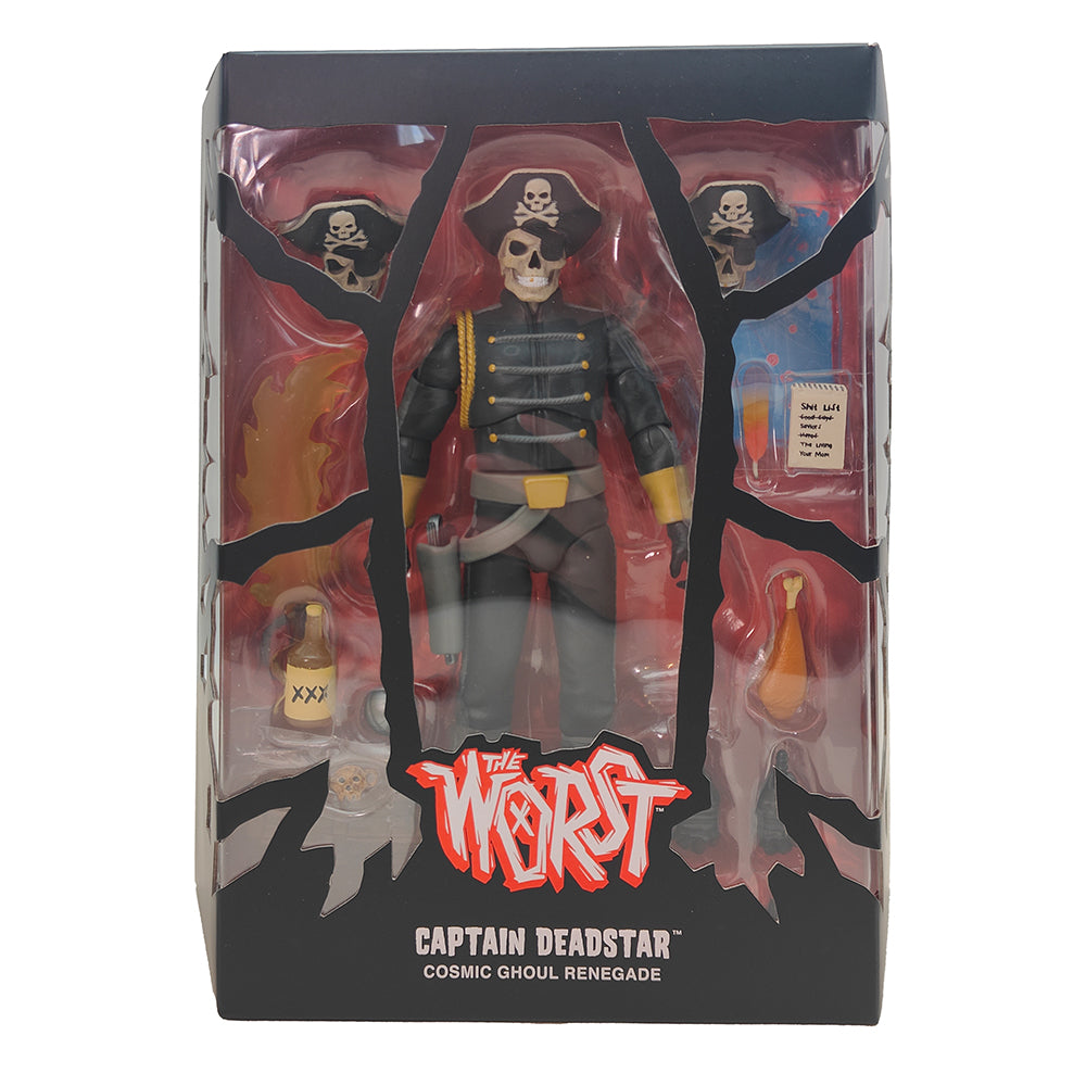 The Worst Ultimates Captain Deadstar 18 cm Action Figure Super7 2022 – The Worst, Super7, 18 cm, 2022, pre-owned collector piece, Uncanny Collectibles Dublin Ireland