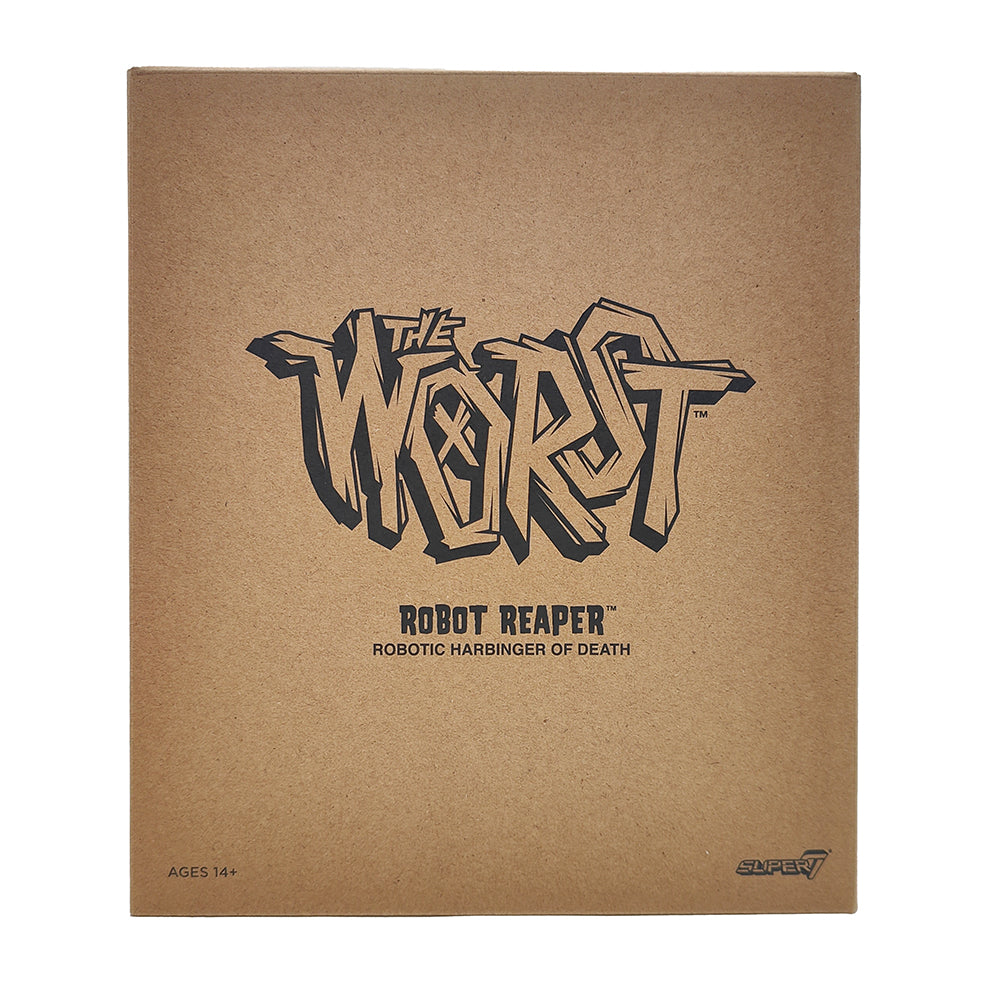 The Worst Ultimates Robot Reaper 18 cm Action Figure Super7 2022 – The Worst, Super7, 18 cm, 2022, brand new collector item, Uncanny Collectibles Dublin Ireland