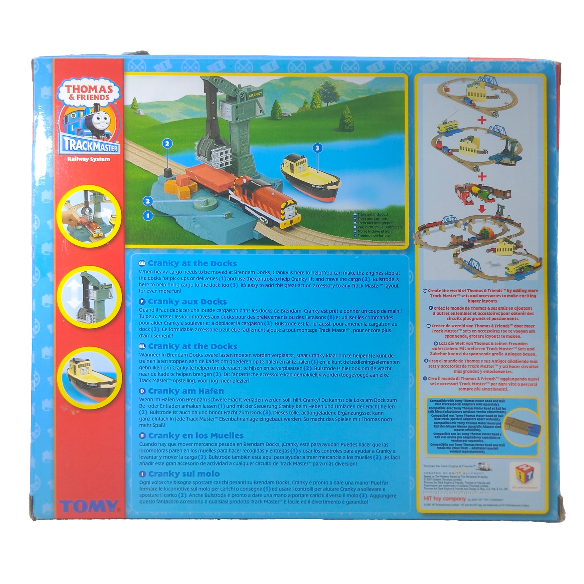 Thomas & Friends Trackmaster Motorized Cranky at the Docks TOMY 2007 – TV Icons & Heroes, Tomy, -, 2007, pre-owned collector piece, Uncanny Collectibles Dublin Ireland