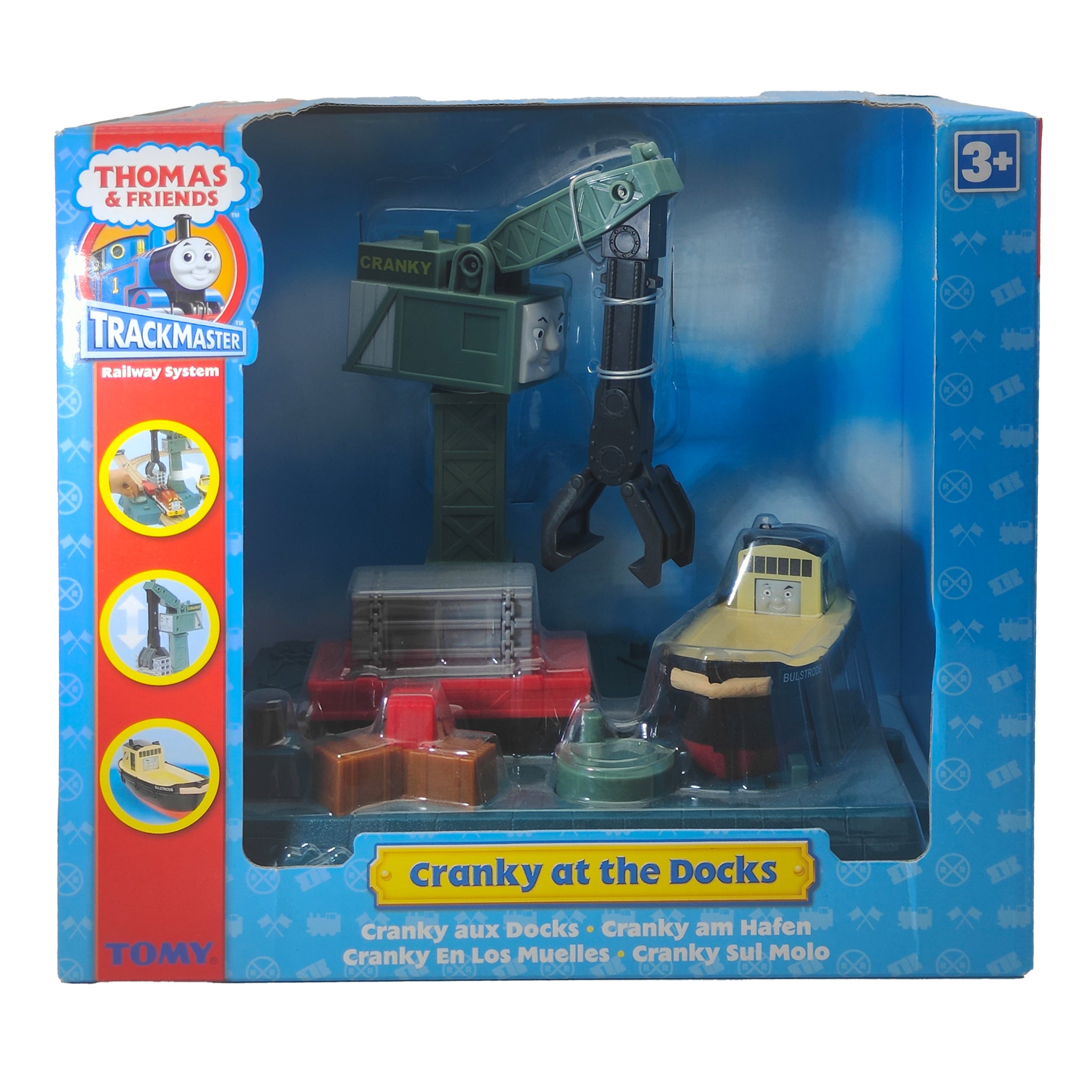 Thomas & Friends Trackmaster Motorized Cranky at the Docks TOMY 2007 – TV Icons & Heroes, Tomy, -, 2007, pre-owned collector piece, Uncanny Collectibles Dublin Ireland