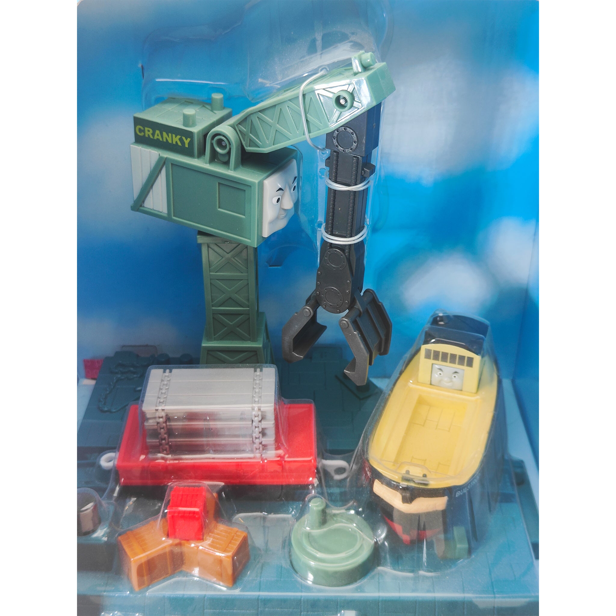 Thomas & Friends Trackmaster Motorized Cranky at the Docks TOMY 2007 – TV Icons & Heroes, Tomy, -, 2007, pre-owned collector piece, Uncanny Collectibles Dublin Ireland