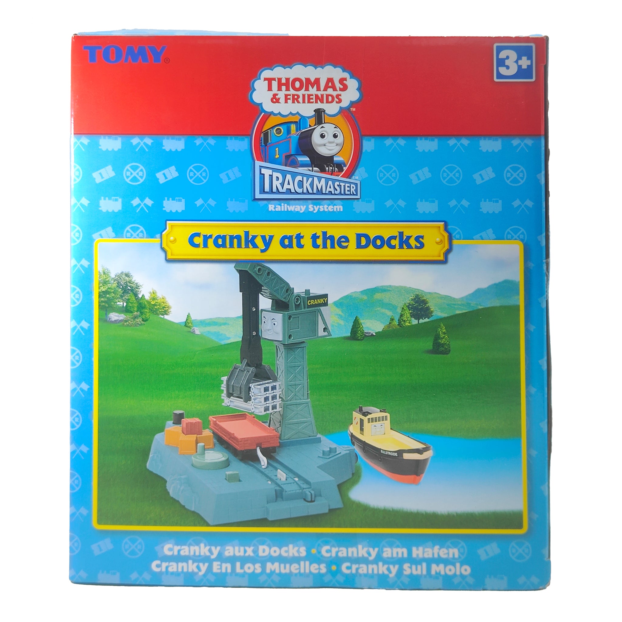 Thomas & Friends Trackmaster Motorized Cranky at the Docks TOMY 2007 – TV Icons & Heroes, Tomy, -, 2007, pre-owned collector piece, Uncanny Collectibles Dublin Ireland