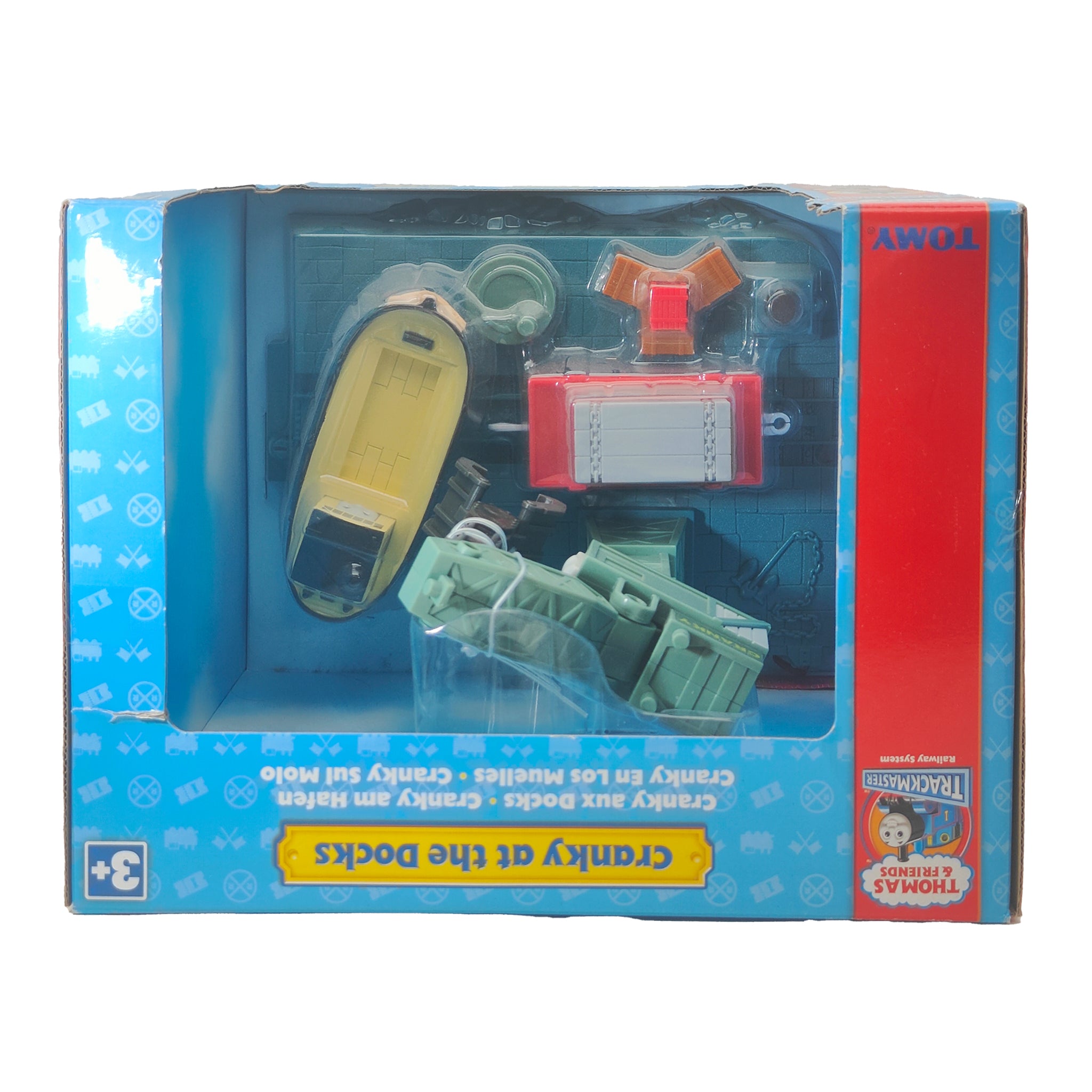 Thomas & Friends Trackmaster Motorized Cranky at the Docks TOMY 2007 – TV Icons & Heroes, Tomy, -, 2007, pre-owned collector piece, Uncanny Collectibles Dublin Ireland