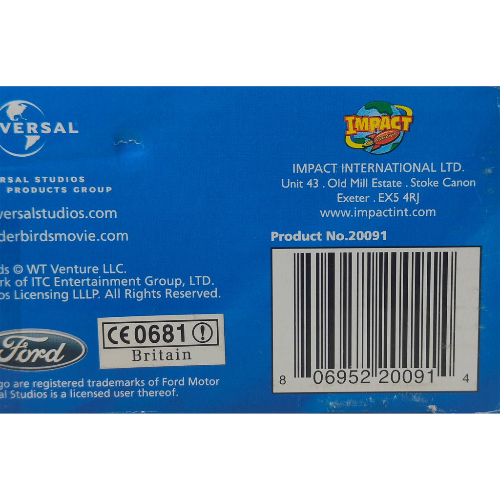Thunderbirds 40MHz Micro Full Function Radio Control FAB 1 Vehicle By Impact Toys 1999 - Untested – Thunderbirds, Vintage Brands, 12 cm, 1999, pre-owned collector piece, Uncanny Collectibles Dublin Ireland