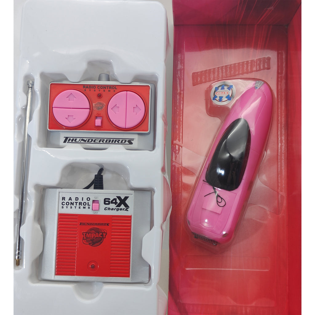 Thunderbirds 40MHz Micro Full Function Radio Control FAB 1 Vehicle By Impact Toys 1999 - Untested – Thunderbirds, Vintage Brands, 12 cm, 1999, pre-owned collector piece, Uncanny Collectibles Dublin Ireland