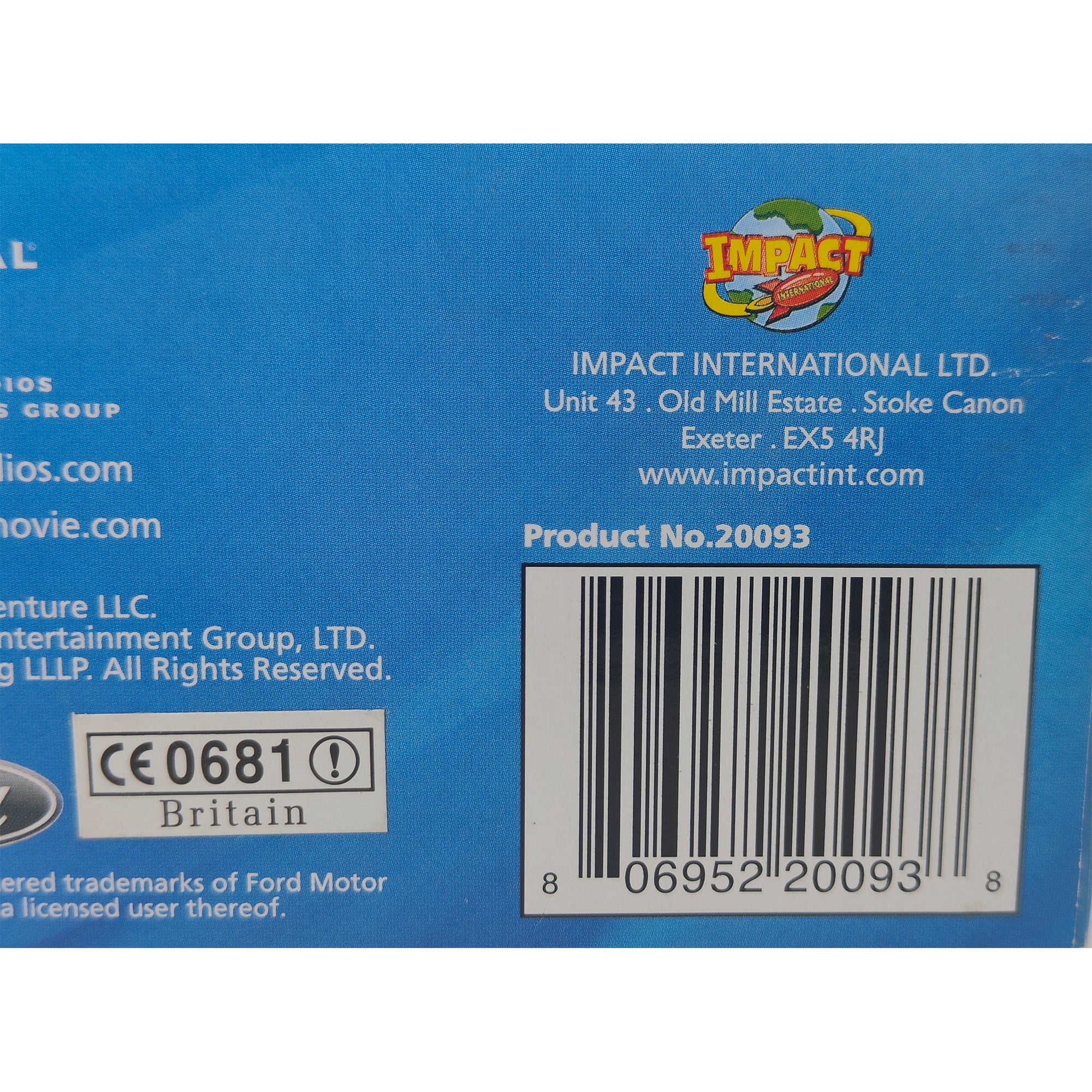 Thunderbirds 40MHz Micro Full Function Radio Control Hood Sub Vehicle By Impact Toys 1999 – Thunderbirds, Vintage Brands, 12 cm, 1999, pre-owned collector piece, Uncanny Collectibles Dublin Ireland