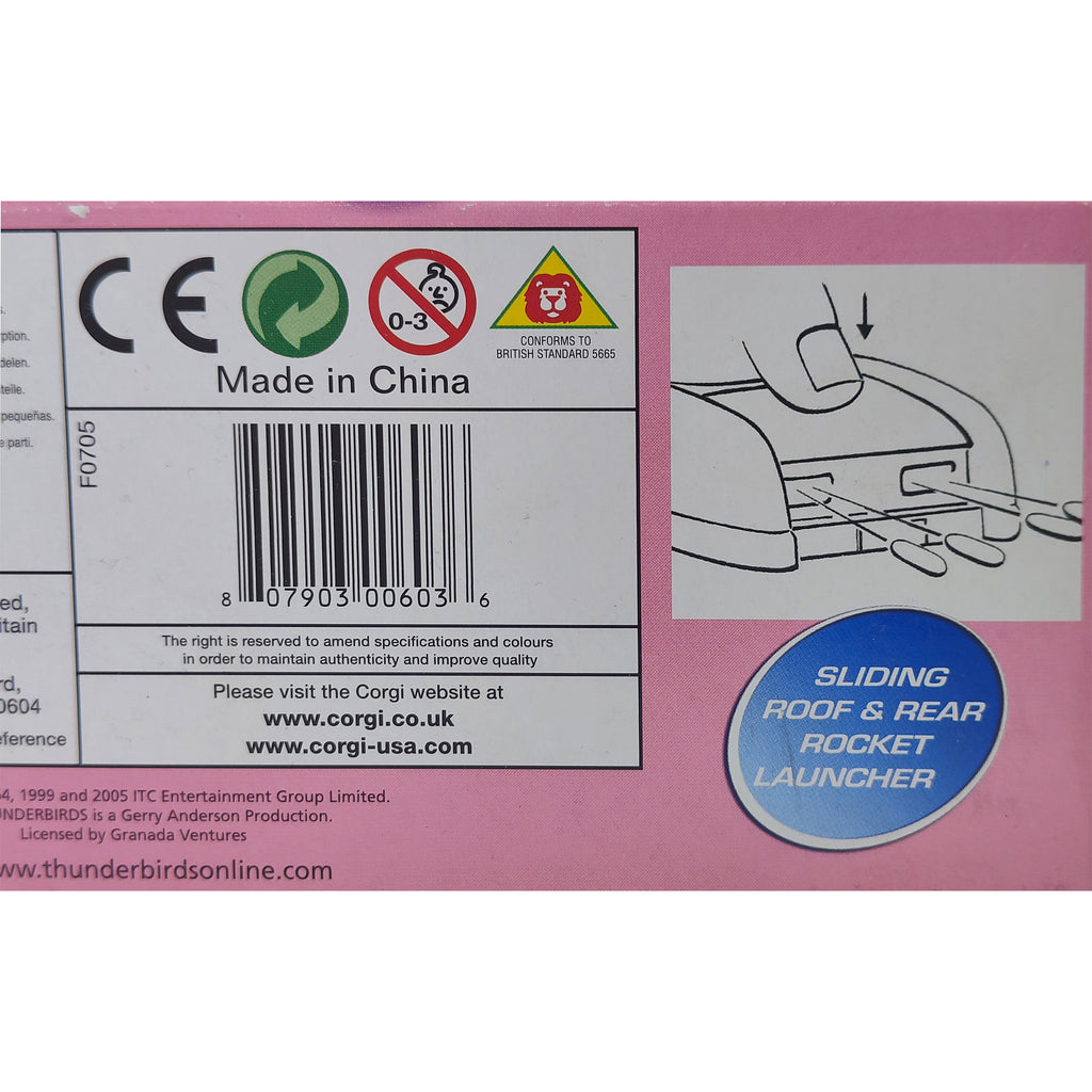 Thunderbirds FAB 1 Limited Edition 40th Anniversary Corgi 2005