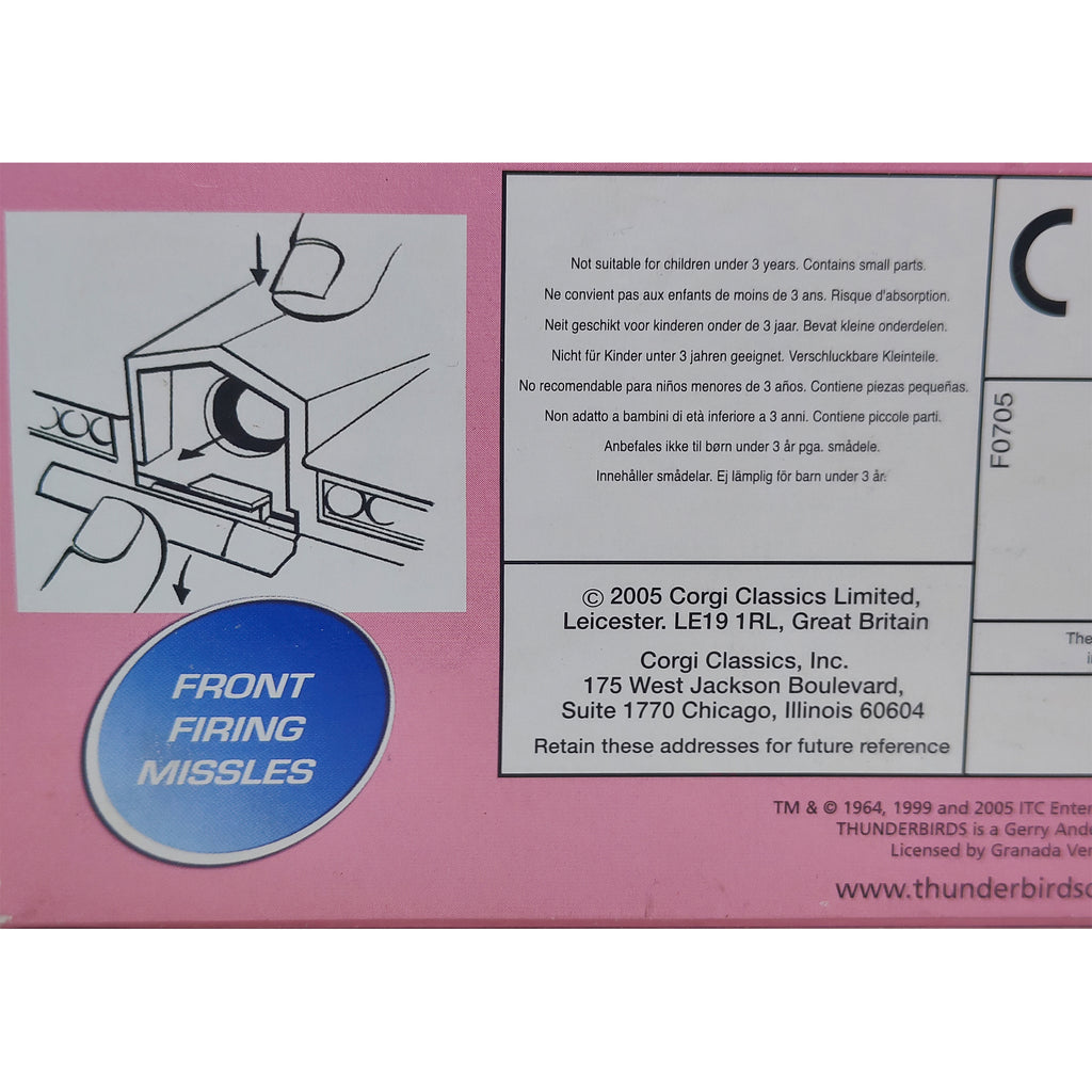 Thunderbirds FAB 1 Limited Edition 40th Anniversary Corgi 2005