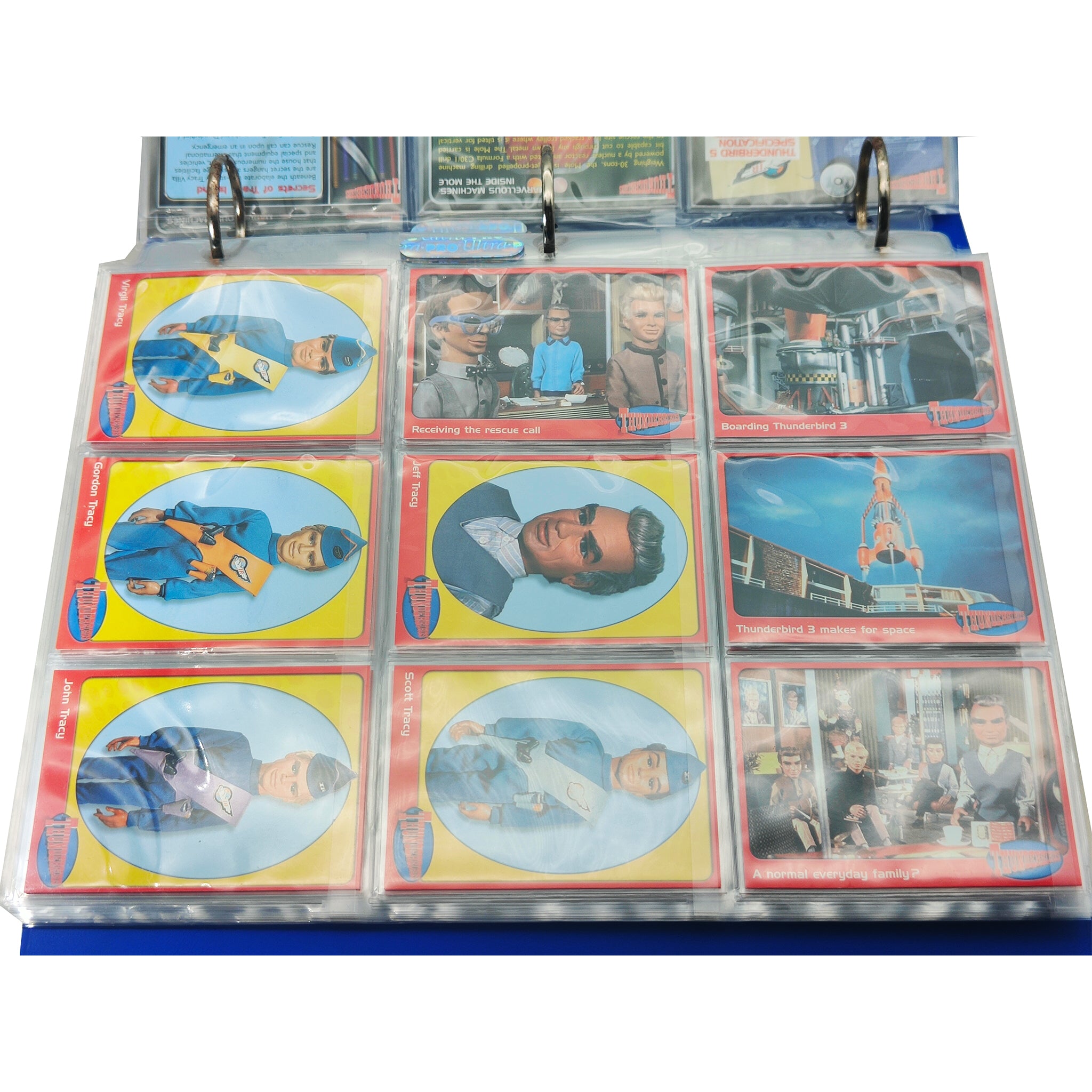 Thunderbirds Premium Trading Cards Binder & 114 Cards 2001 CardsInc – Thunderbirds, Vintage Brands, -, 2001, pre-owned collector piece, Uncanny Collectibles Dublin Ireland