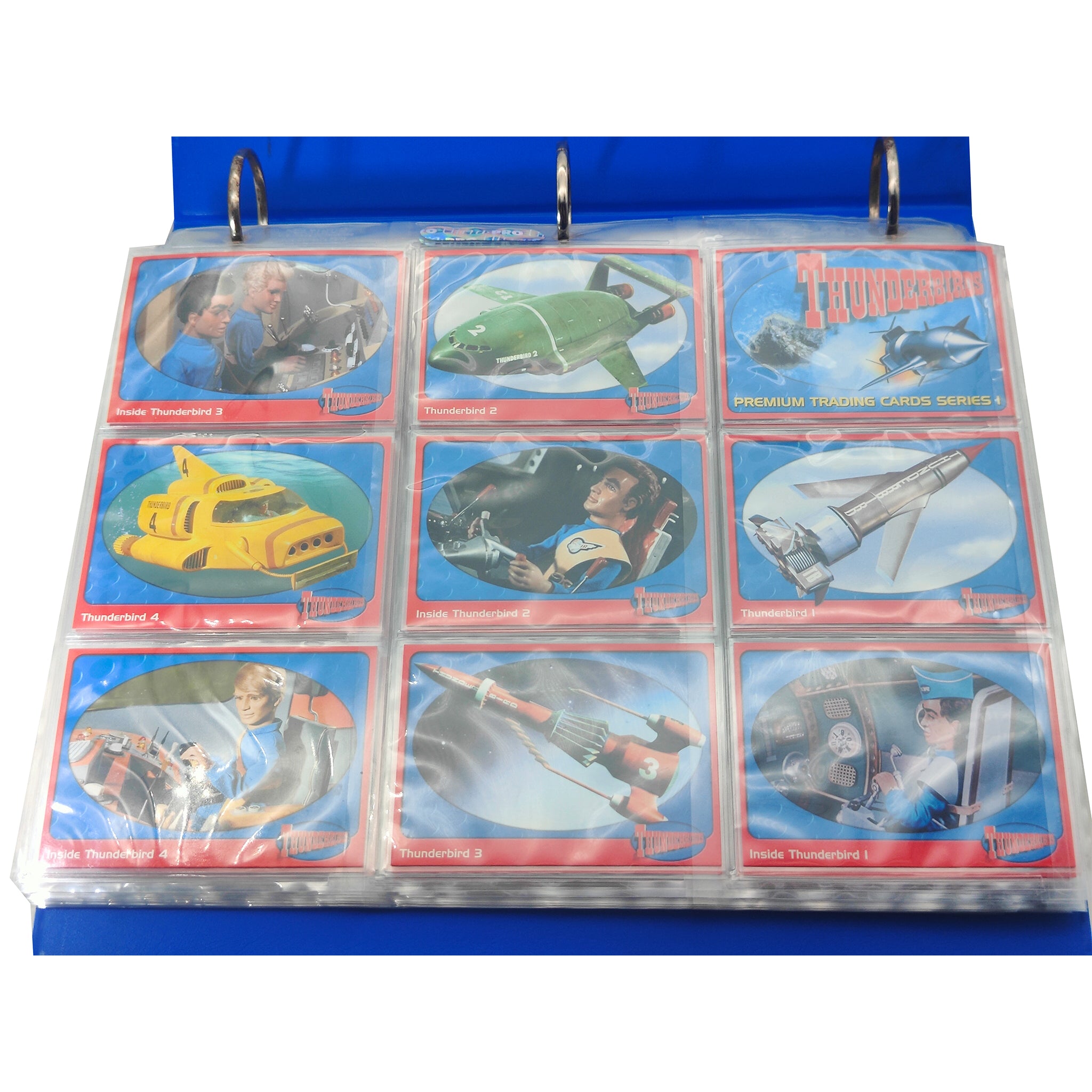 Thunderbirds Premium Trading Cards Binder & 114 Cards 2001 CardsInc – Thunderbirds, Vintage Brands, -, 2001, pre-owned collector piece, Uncanny Collectibles Dublin Ireland