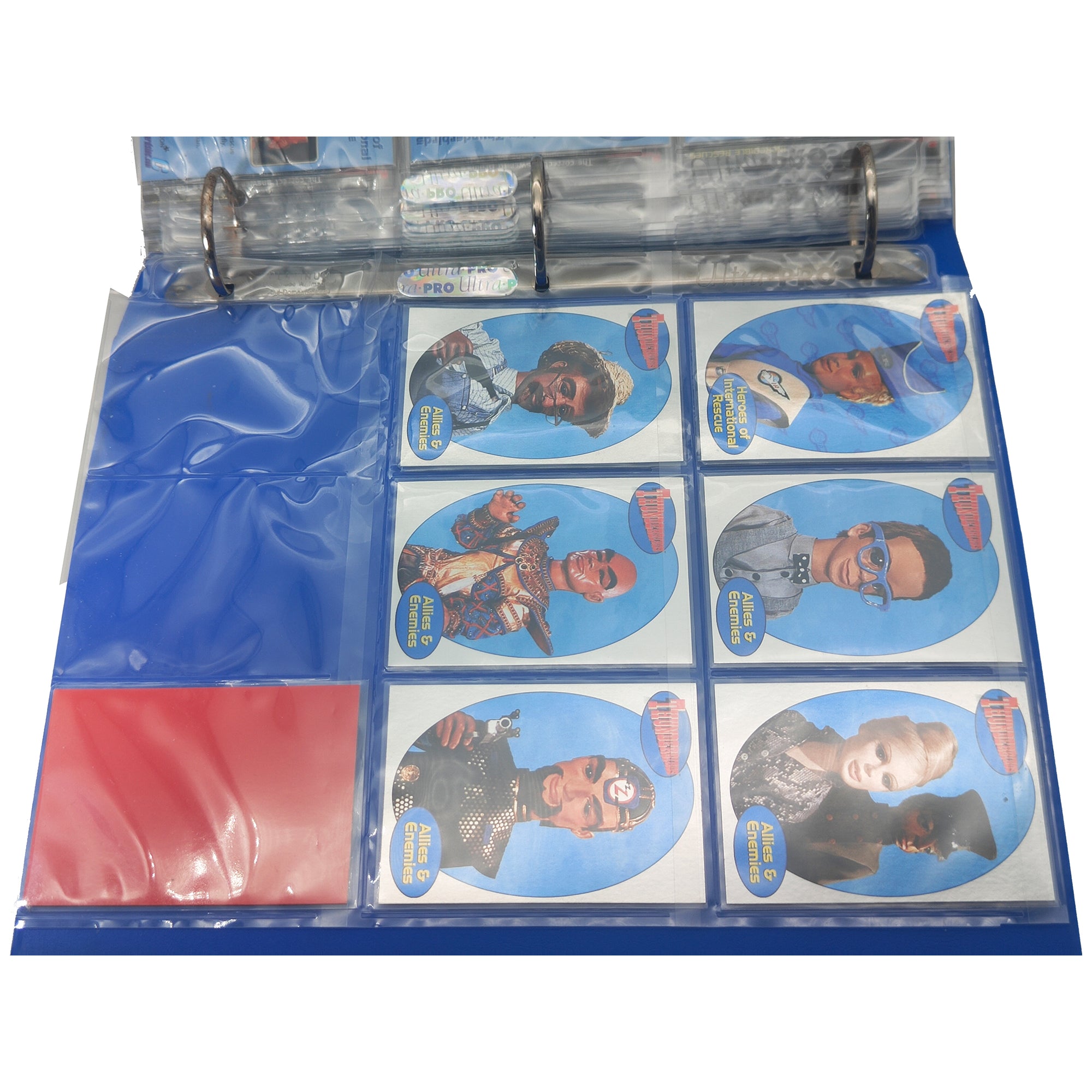 Thunderbirds Premium Trading Cards Binder & 114 Cards 2001 CardsInc