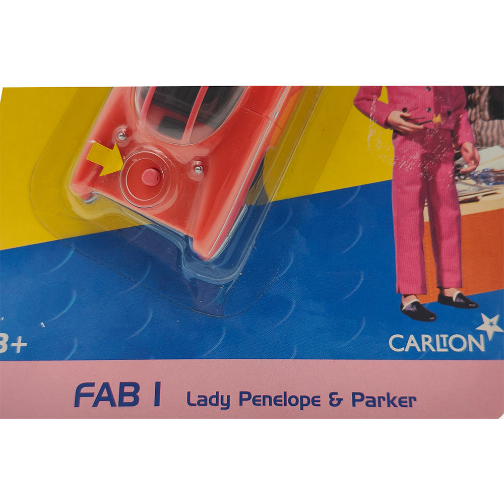Thunderbirds Soundtech FAB 1 Lady Penelopes Rolls Royce Car With Sounds 1999 Vivid Gerry Anderson – Thunderbirds, Vivid Imaginations, 9.5 cm, 1999, pre-owned collector piece, Uncanny Collectibles Dublin Ireland