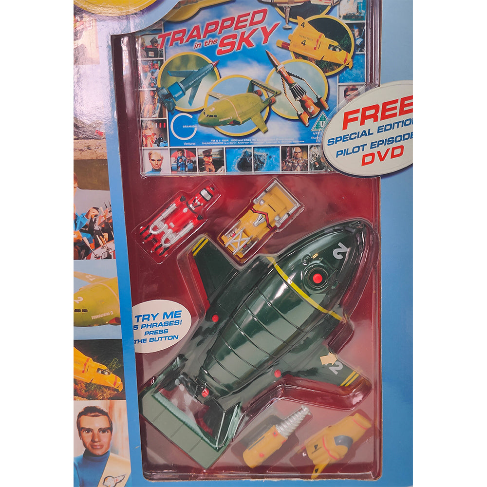 Thunderbirds Soundtech Thunderbird 2 And 4 With Mole Firely And Rescue Vehicle Vivid Imaginations 2004 – Thunderbirds, Vivid Imaginations, 14 cm, 2004, pre-owned collector piece, Uncanny Collectibles Dublin Ireland