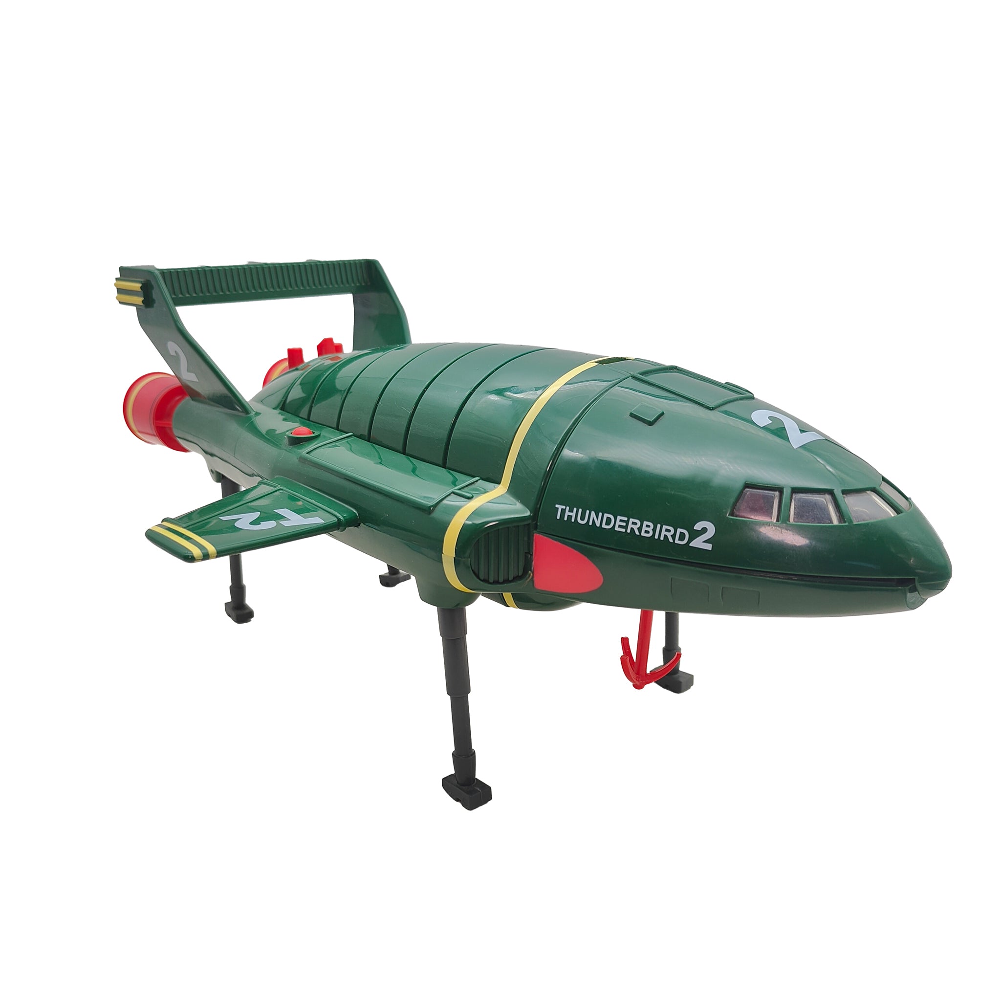Thunderbirds Supersize Thunderbird 2 Electronic Playset Vivid Imaginations 1999 – Thunderbirds, Vivid Imaginations, 25 cm, 1999, pre-owned collector piece, Uncanny Collectibles Dublin Ireland