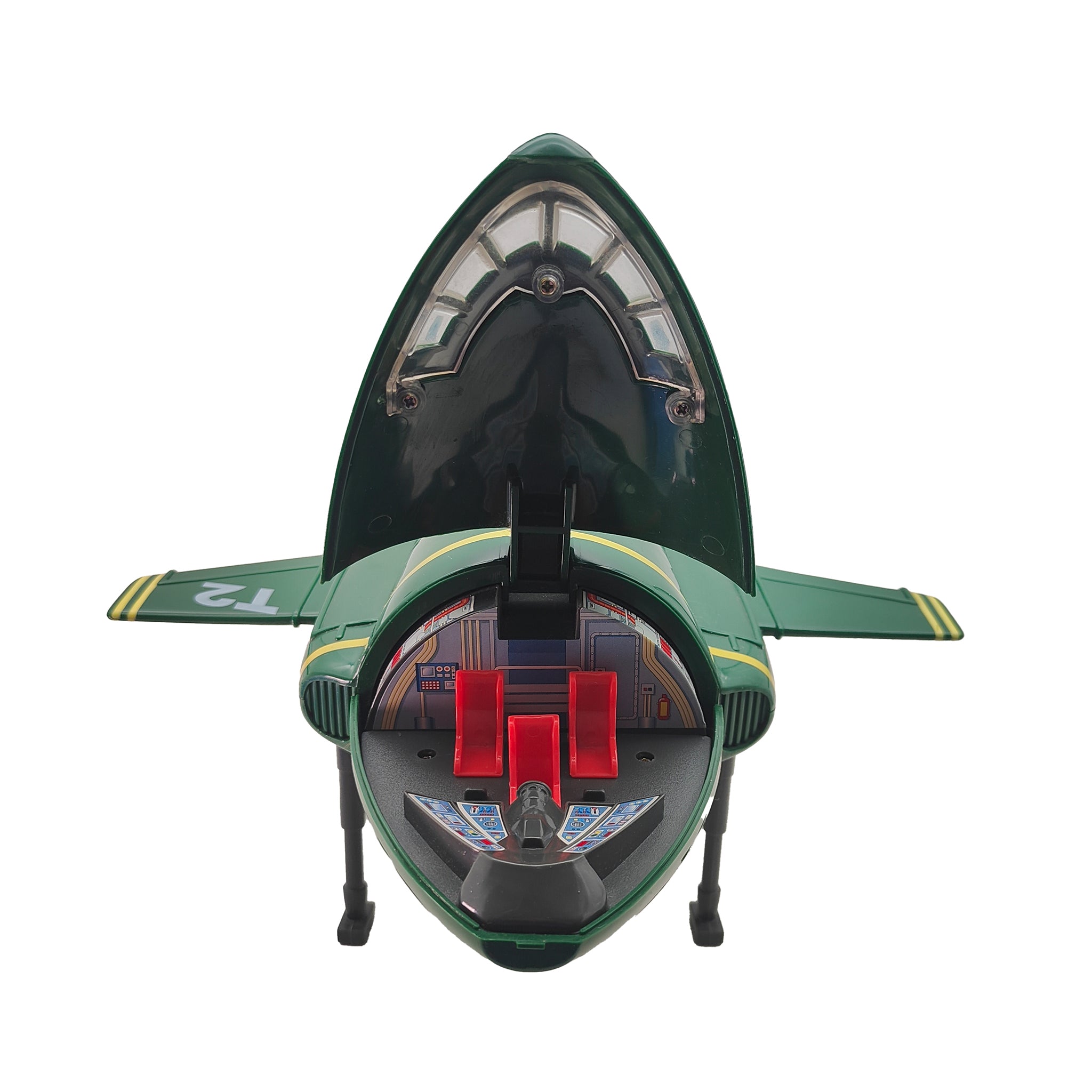Thunderbirds Supersize Thunderbird 2 Electronic Playset Vivid Imaginations 1999 – Thunderbirds, Vivid Imaginations, 25 cm, 1999, pre-owned collector piece, Uncanny Collectibles Dublin Ireland