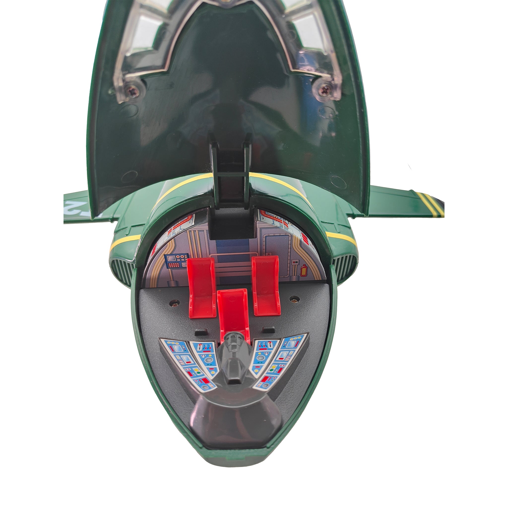 Thunderbirds Supersize Thunderbird 2 Electronic Playset Vivid Imaginations 1999 – Thunderbirds, Vivid Imaginations, 25 cm, 1999, pre-owned collector piece, Uncanny Collectibles Dublin Ireland