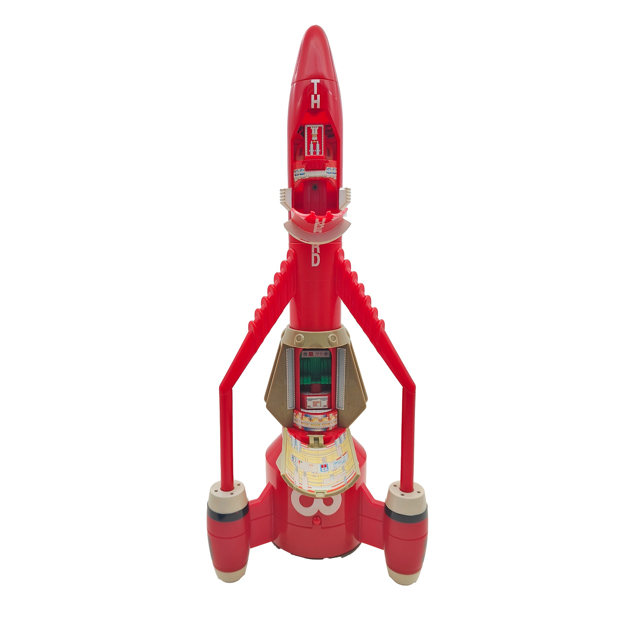 Thunderbirds Supersize Thunderbird 3 Electronic Playset Vivid Imaginations 2001 – Thunderbirds, Vivid Imaginations, 30 cm, 2001, pre-owned collector piece, Uncanny Collectibles Dublin Ireland