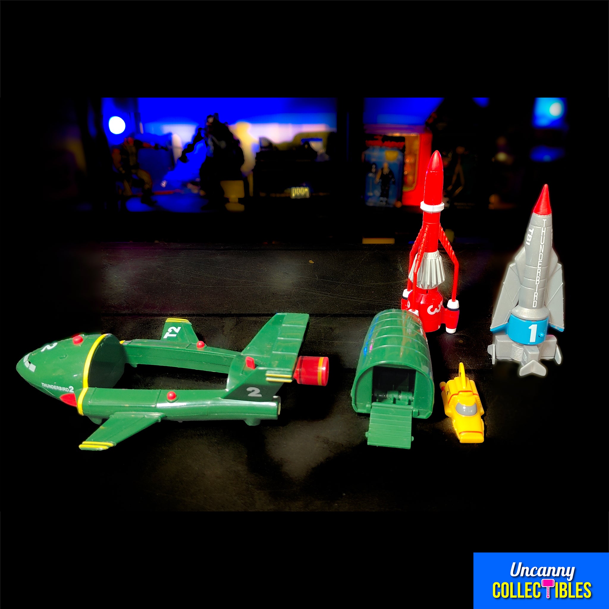 Thunderbirds Tracy Island Electronic Playset Vivid Imagination 2000 – Thunderbirds, Vivid Imaginations, 40 cm, 2000, pre-owned collector piece, Uncanny Collectibles Dublin Ireland