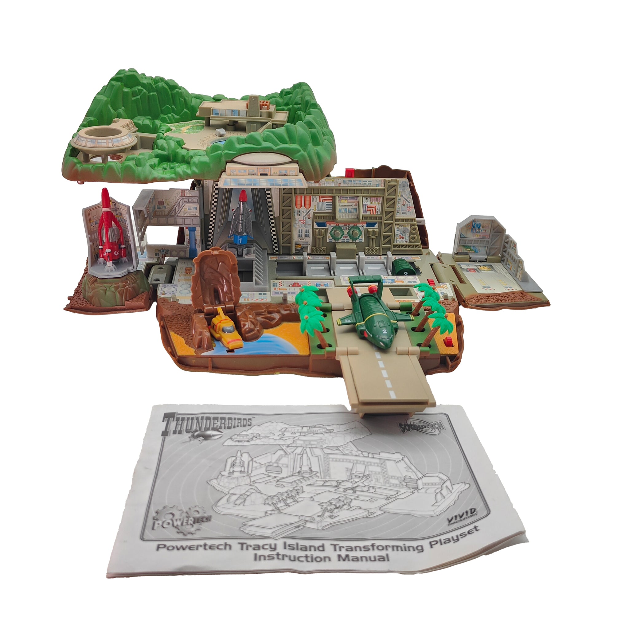 Thunderbirds Tracy Island Transforming Electronic Playset Vivid Imagination 2002 – Thunderbirds, Vivid Imaginations, -, 2002, pre-owned collector piece, Uncanny Collectibles Dublin Ireland