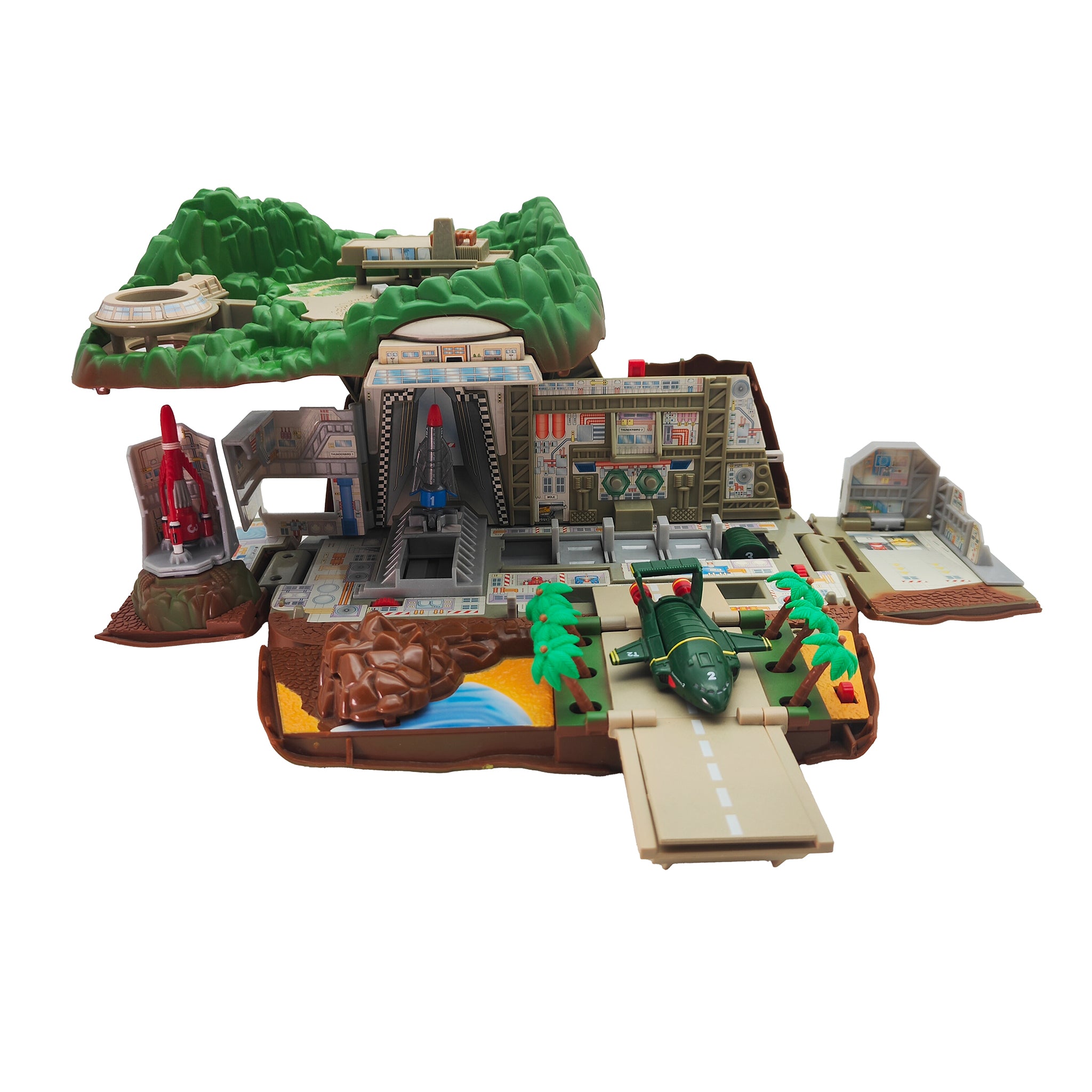 Thunderbirds Tracy Island Transforming Electronic Playset Vivid Imagination 2002 – Thunderbirds, Vivid Imaginations, -, 2002, pre-owned collector piece, Uncanny Collectibles Dublin Ireland
