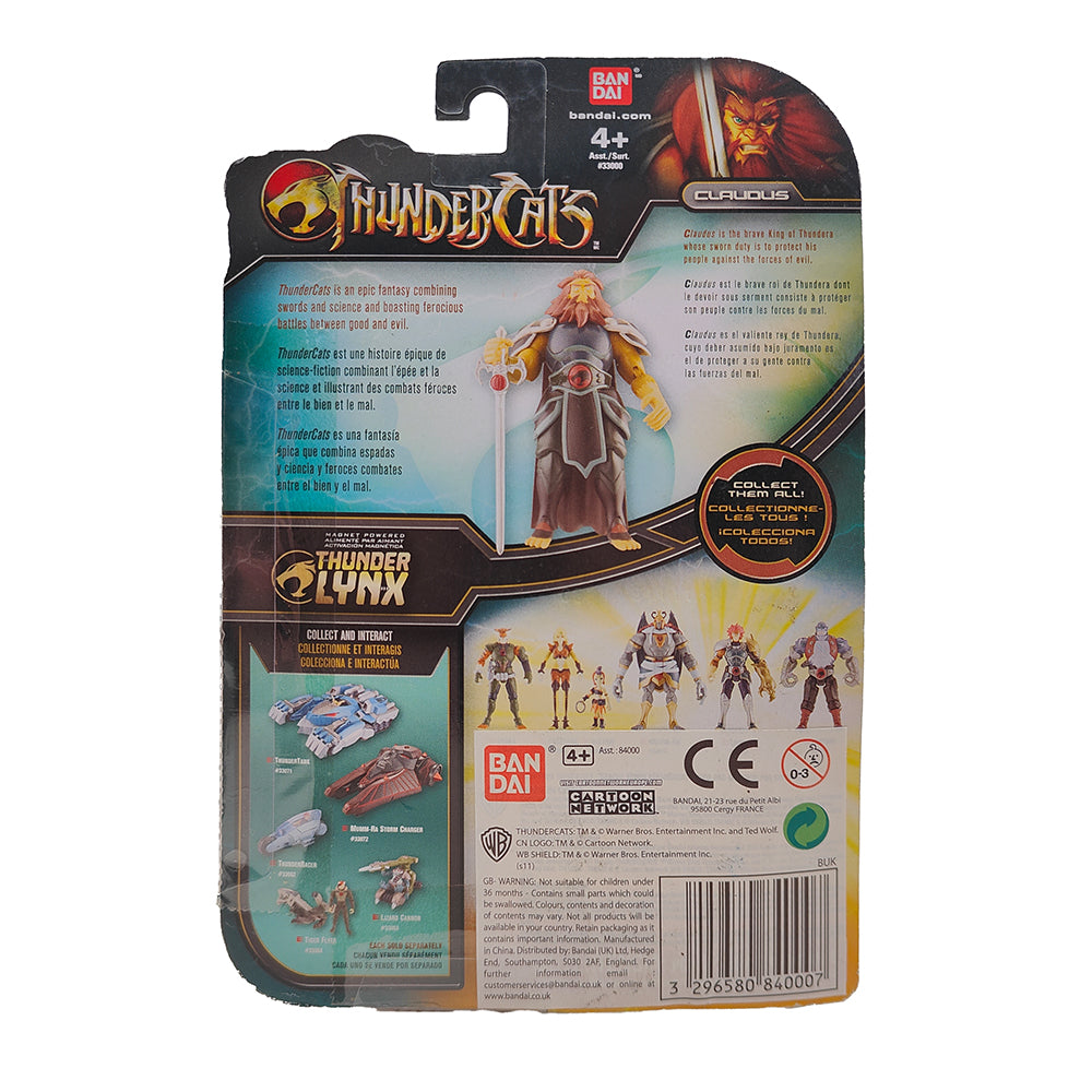 Thundercats Thunder Lynx Claudus 10 cm Action Figure Bandai 2011 – Thundercats, Bandai, 10 cm, 2011, pre-owned collector piece, Uncanny Collectibles Dublin Ireland