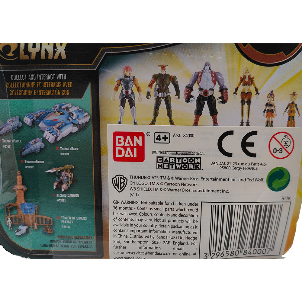 Buy Thundercats Thunder Lynx Mumm Ra 10 Cm Action Figure Bandai 2011 33008 collectible online at Uncanny Collectibles
