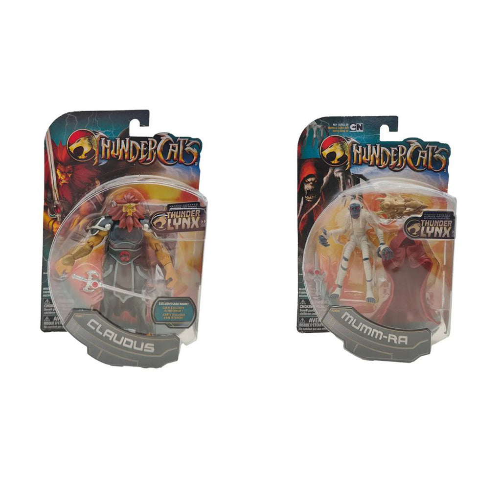Thundercats Thunder Lynx Mumm Ra And Claudus Bandai Action Figure Bundle