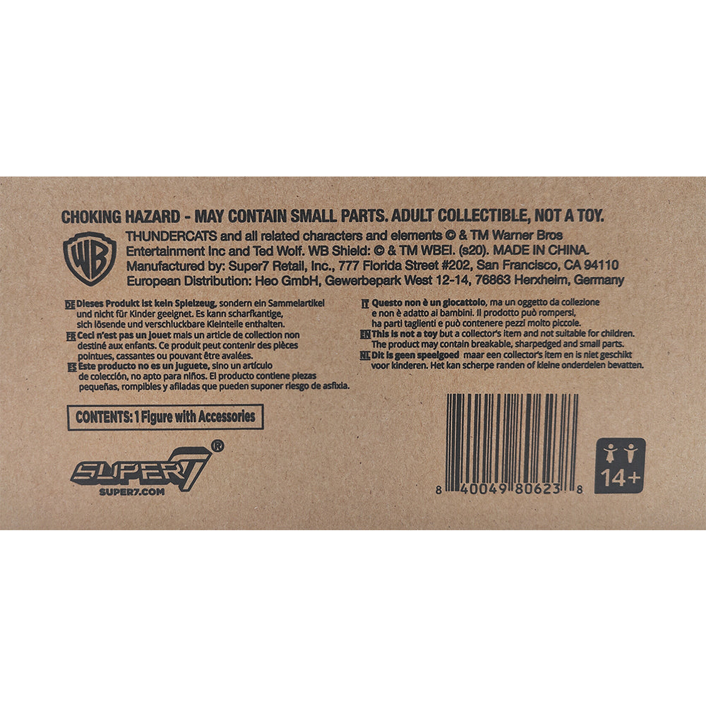 Thundercats Ultimates Lion O 18 cm Action Figure Super7 2021 – Thundercats, Super7, 18 cm, 2021, pre-owned collector piece, Uncanny Collectibles Dublin Ireland