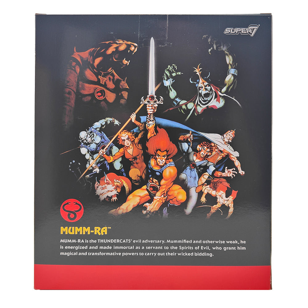 Thundercats Ultimates Mumm Ra Mummy 18 cm Action Figure Super7 2021 – Thundercats, Super7, 18 cm, 2021, pre-owned collector piece, Uncanny Collectibles Dublin Ireland