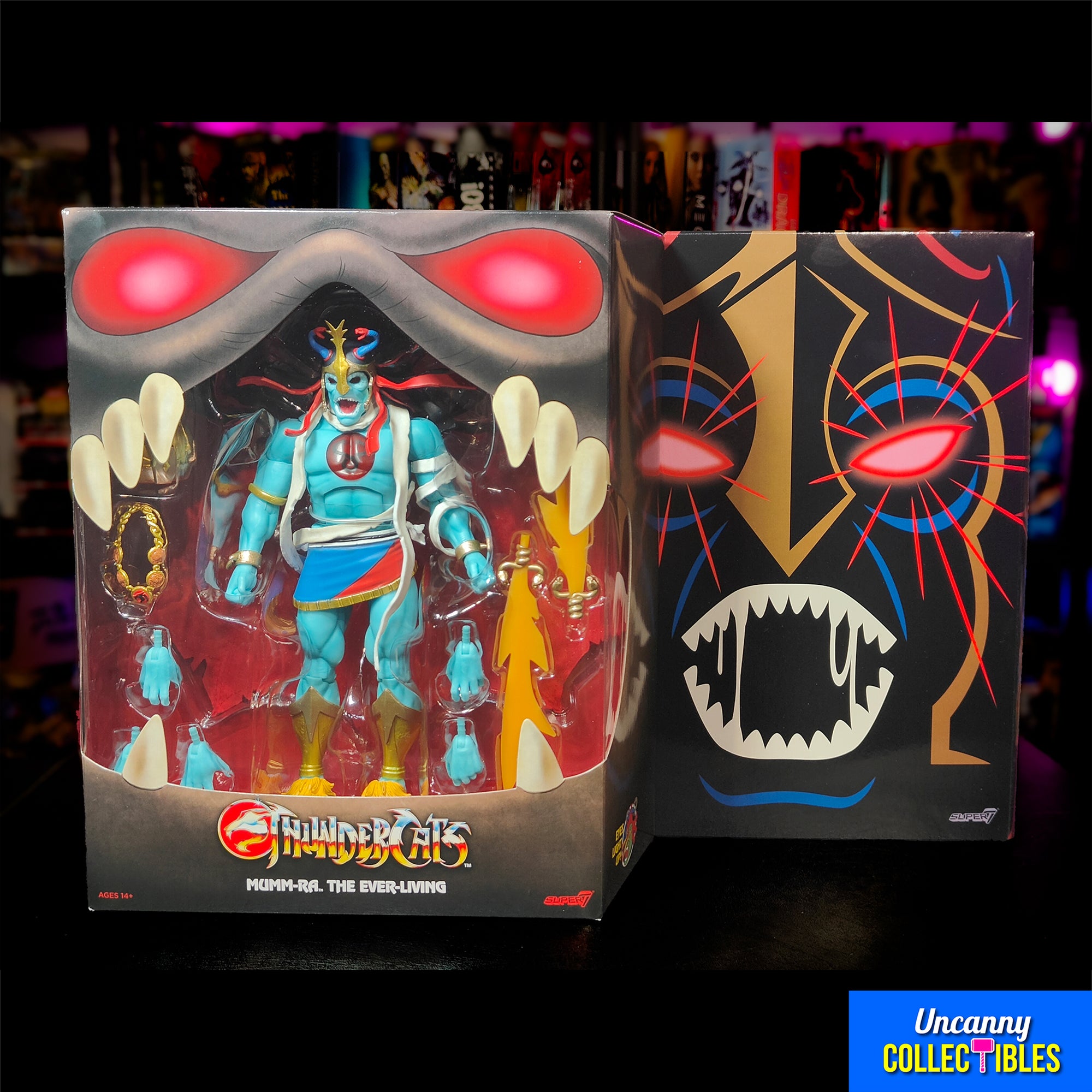 Thundercats Ultimates Mumm Ra the Ever Living LED Eyes  Action Figure Super7 2025 20cm