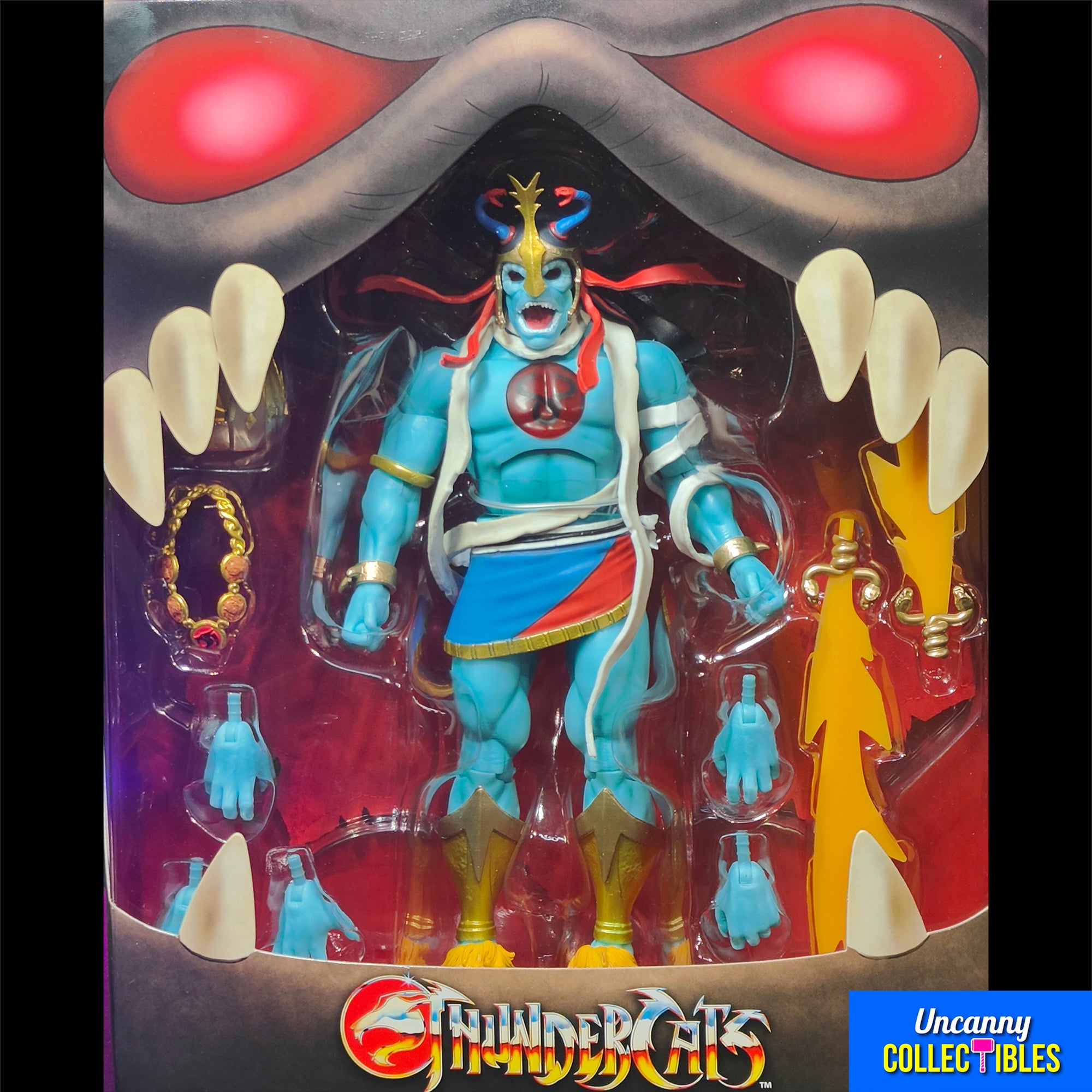 Thundercats Ultimates Mumm Ra the Ever Living LED Eyes  Action Figure Super7 2025 20cm