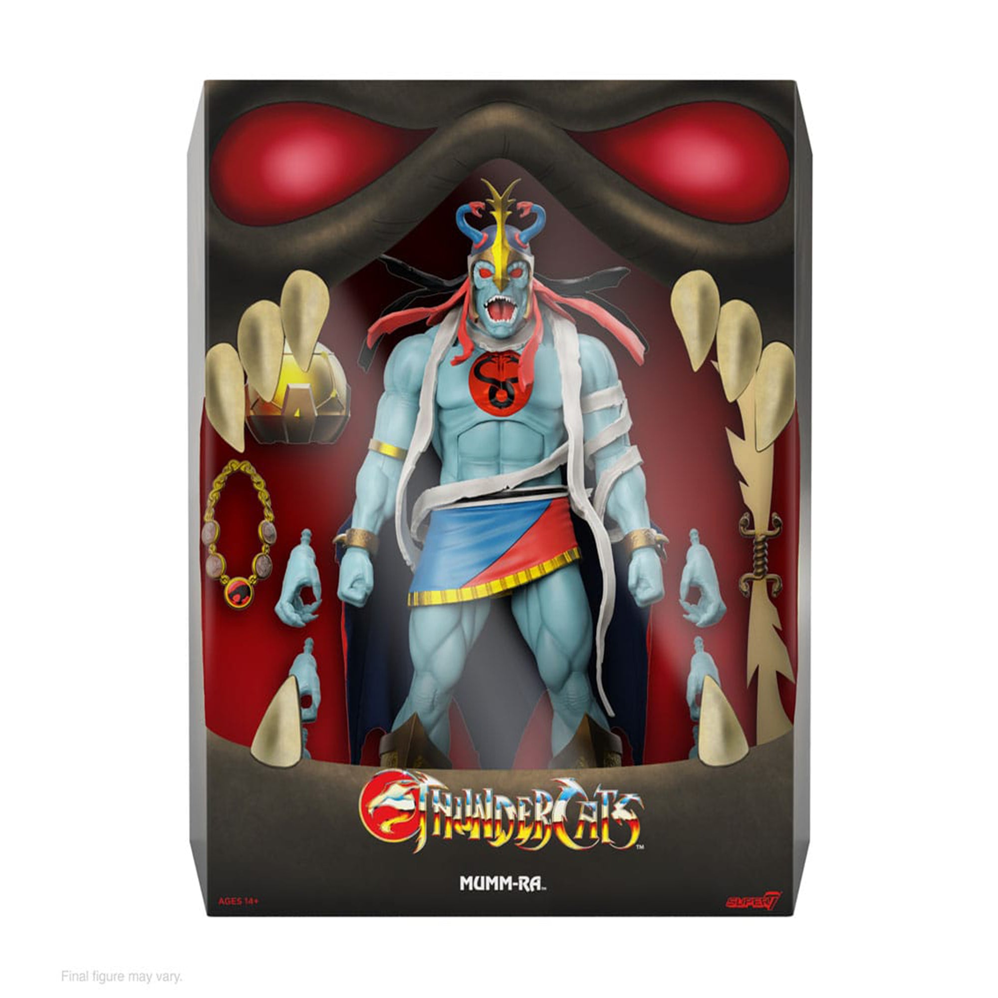 Thundercats Ultimates Mumm Ra the Ever Living LED Eyes  Action Figure Super7 2025 20cm