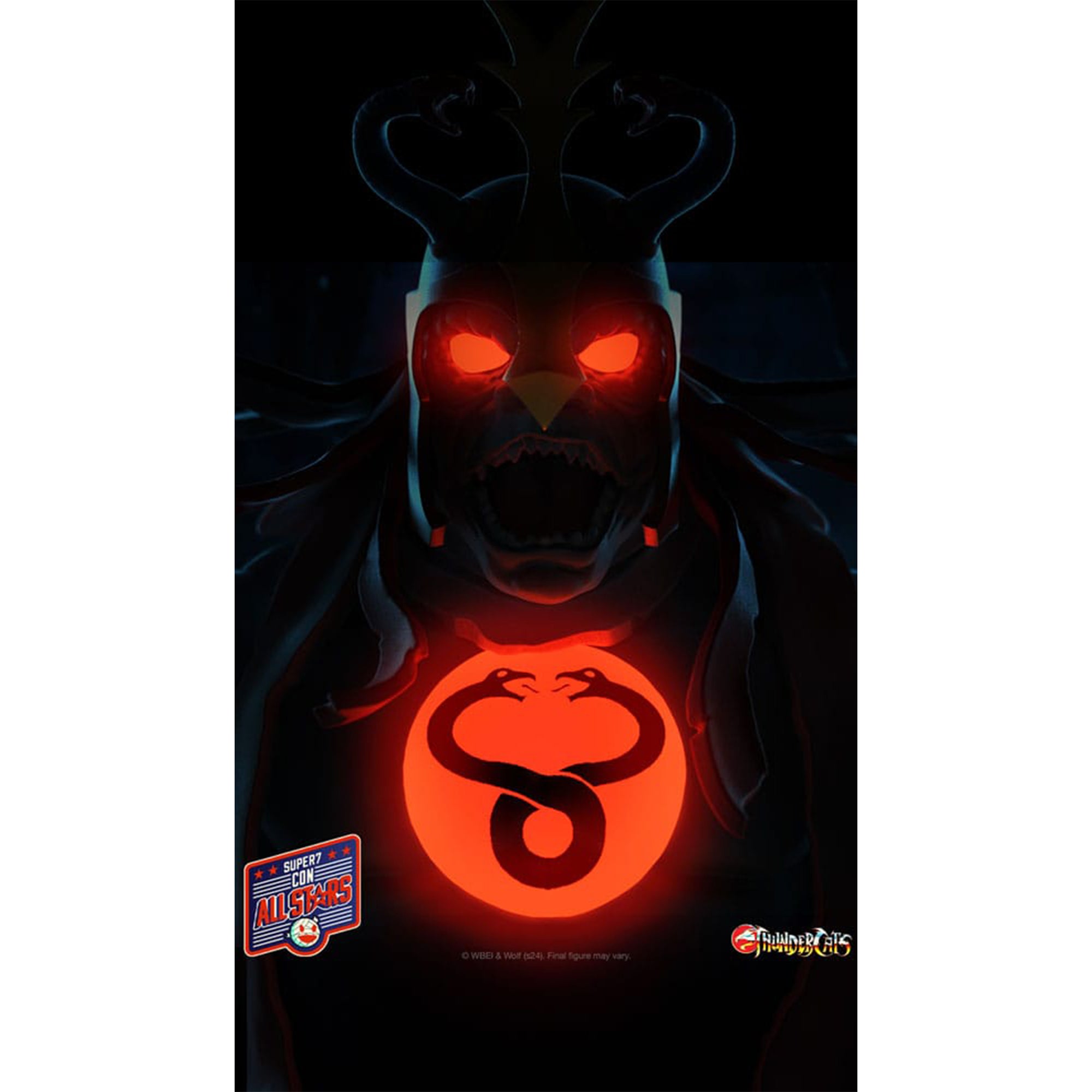 Thundercats Ultimates Mumm Ra the Ever Living LED Eyes  Action Figure Super7 2025 20cm