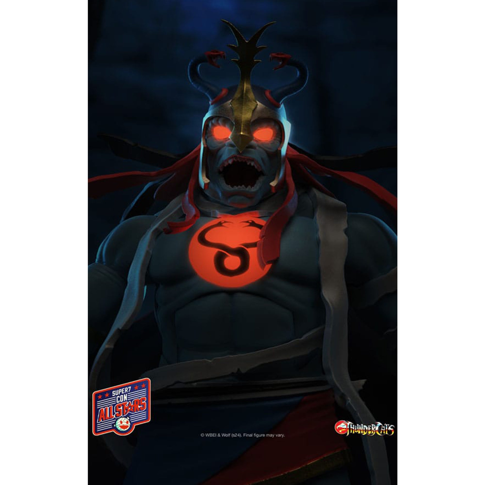 Thundercats Ultimates Mumm Ra the Ever Living LED Eyes  Action Figure Super7 2025 20cm