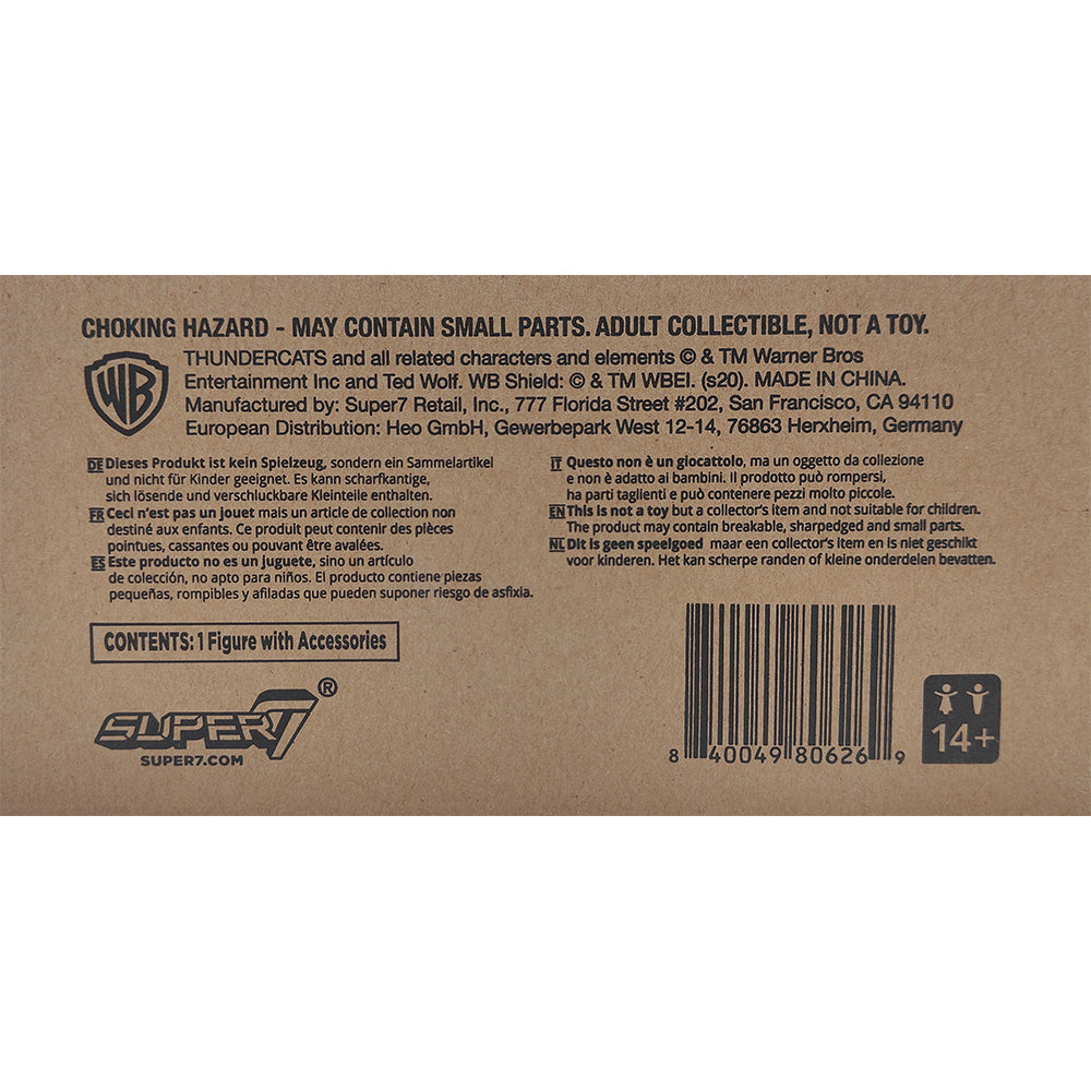 Thundercats Ultimates Panthro With Booster Accessory Pack 18 cm Action Figure Super7 2021 – Thundercats, Super7, 18 cm, 2021, pre-owned collector piece, Uncanny Collectibles Dublin Ireland