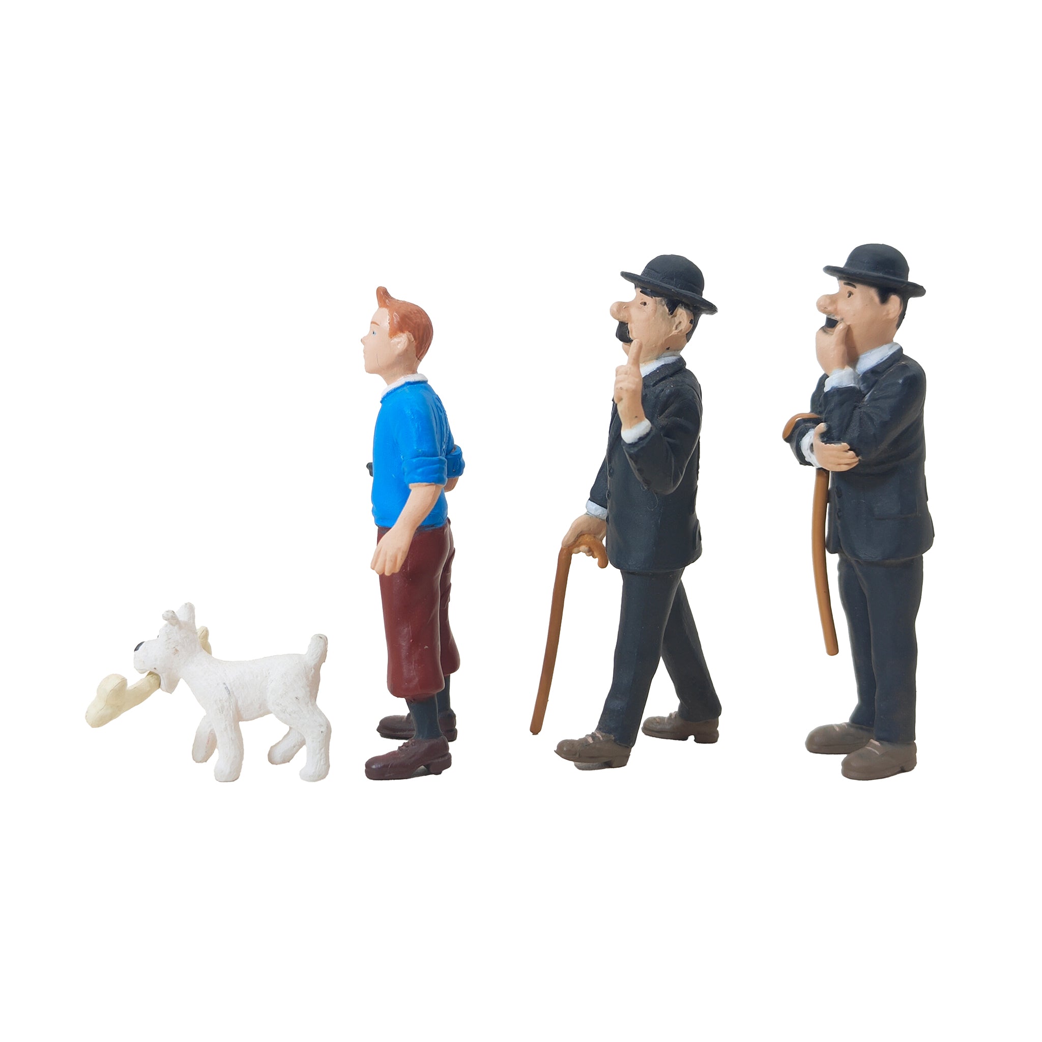 Tintin Snowy Thomson and Thompson PVC Mini Figures Set of 4 5.5cm