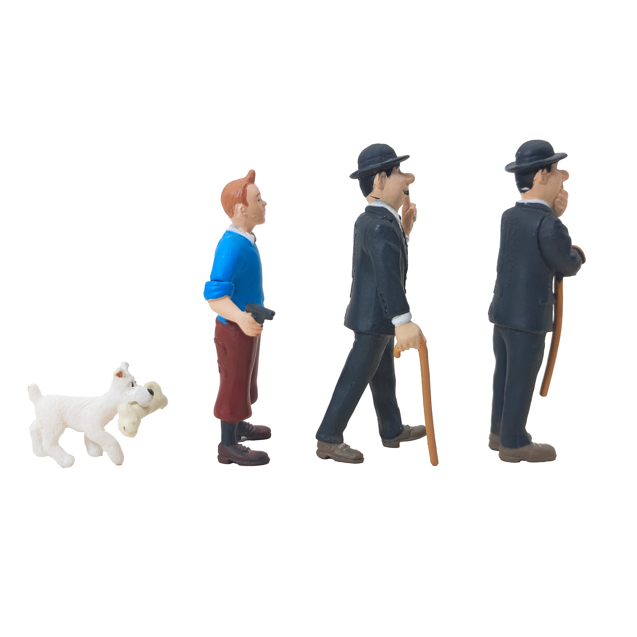 Tintin Snowy Thomson and Thompson PVC Mini Figures Set of 4 5.5cm