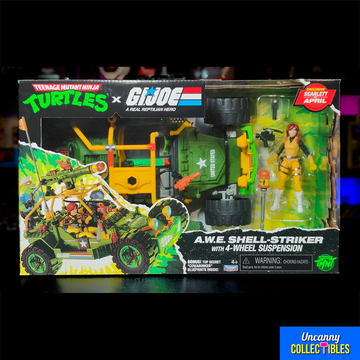 TMNT x GI Joe AWE Shell-Striker April O'Neil as Scarlett Playmates Vehicle - photo 2 of 20