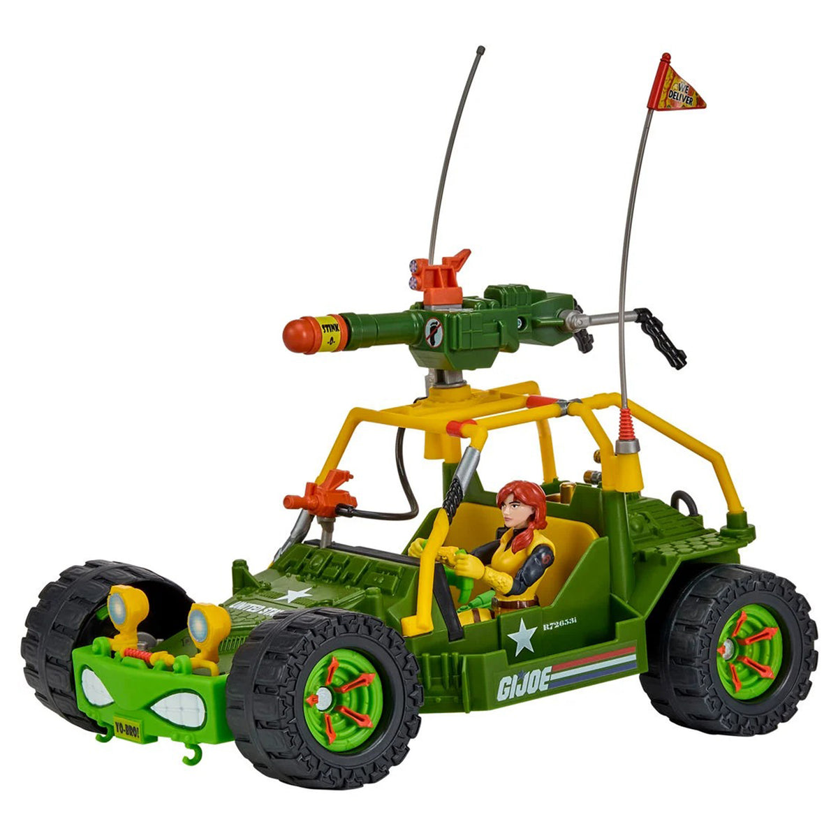 TMNT x GI Joe AWE Shell-Striker April O'Neil as Scarlett Playmates Vehicle