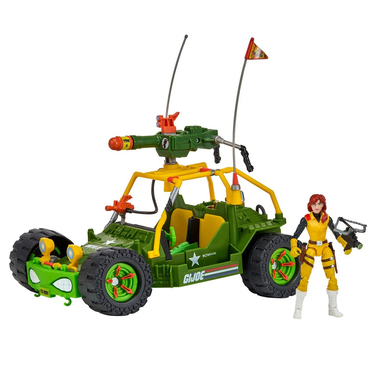 TMNT x GI Joe AWE Shell-Striker April O'Neil as Scarlett Playmates Vehicle