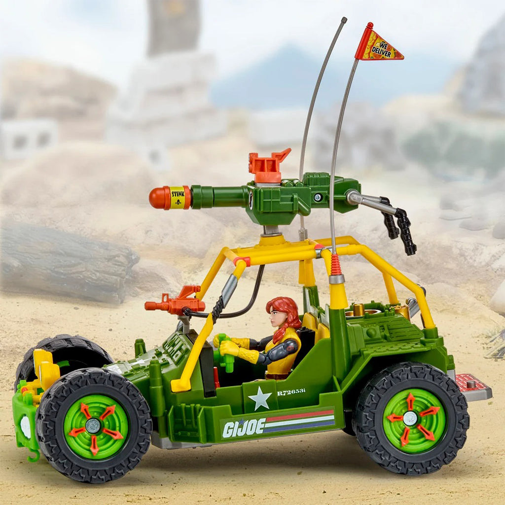 TMNT x GI Joe AWE Shell-Striker April O'Neil as Scarlett Playmates Vehicle