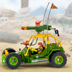 TMNT x GI Joe AWE Shell-Striker April O'Neil as Scarlett Playmates Vehicle