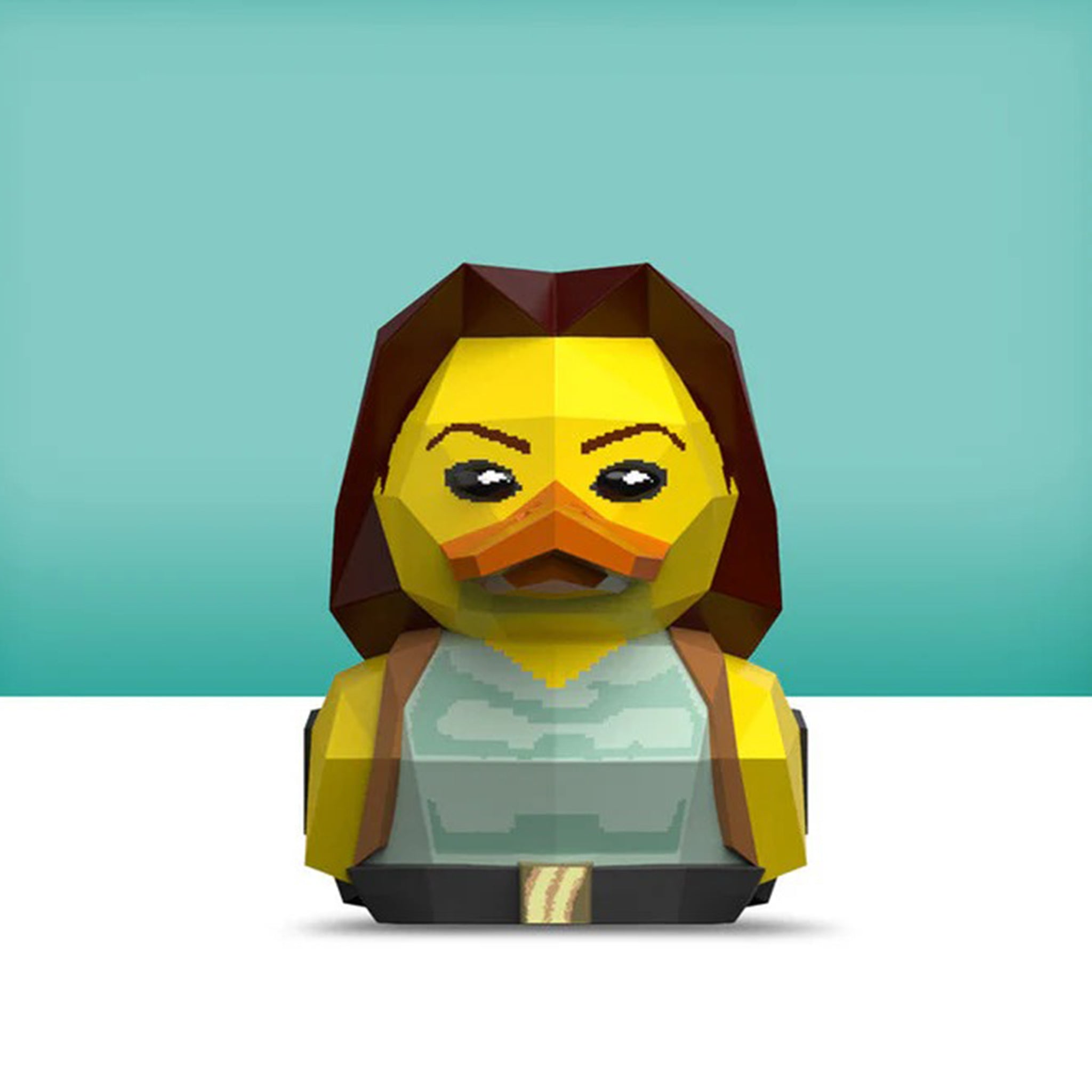 Tomb Raider Lara Croft  Mini Tubbz Cosplaying Duck Collectible 5cm