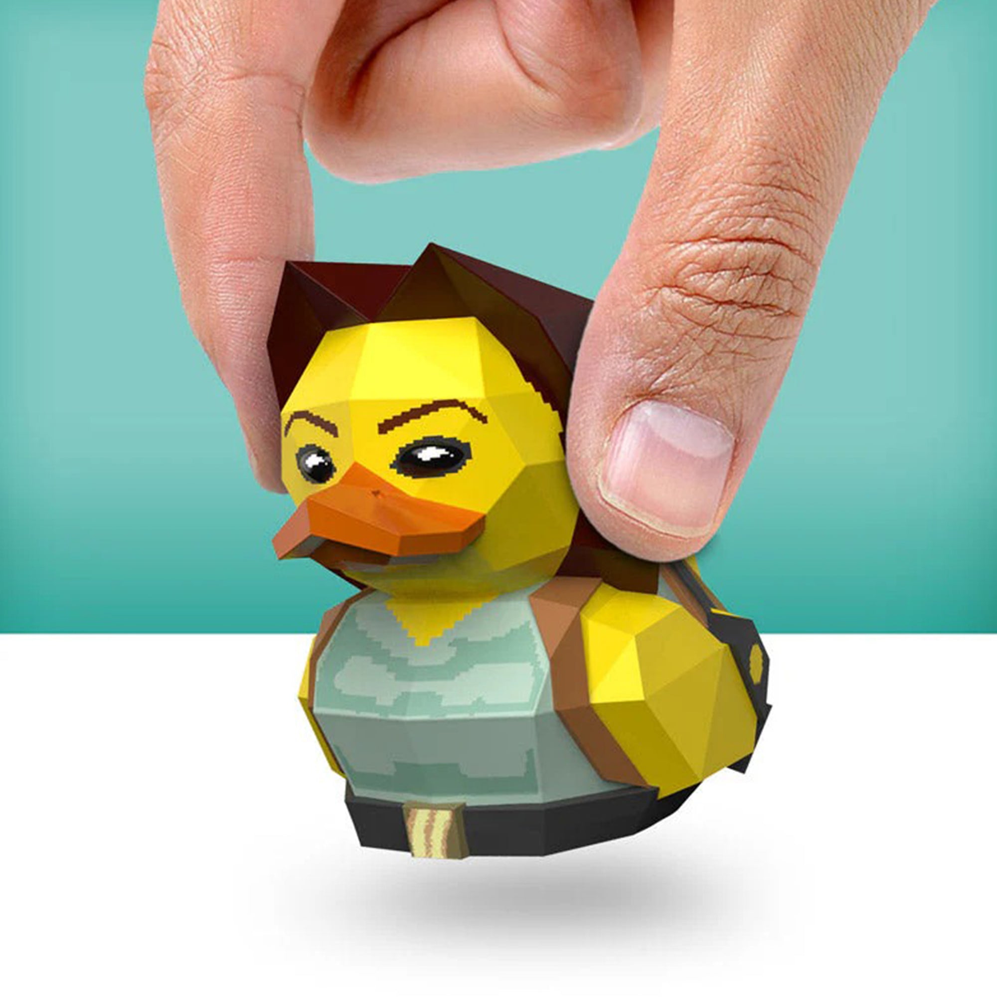 Tomb Raider Lara Croft  Mini Tubbz Cosplaying Duck Collectible 5cm