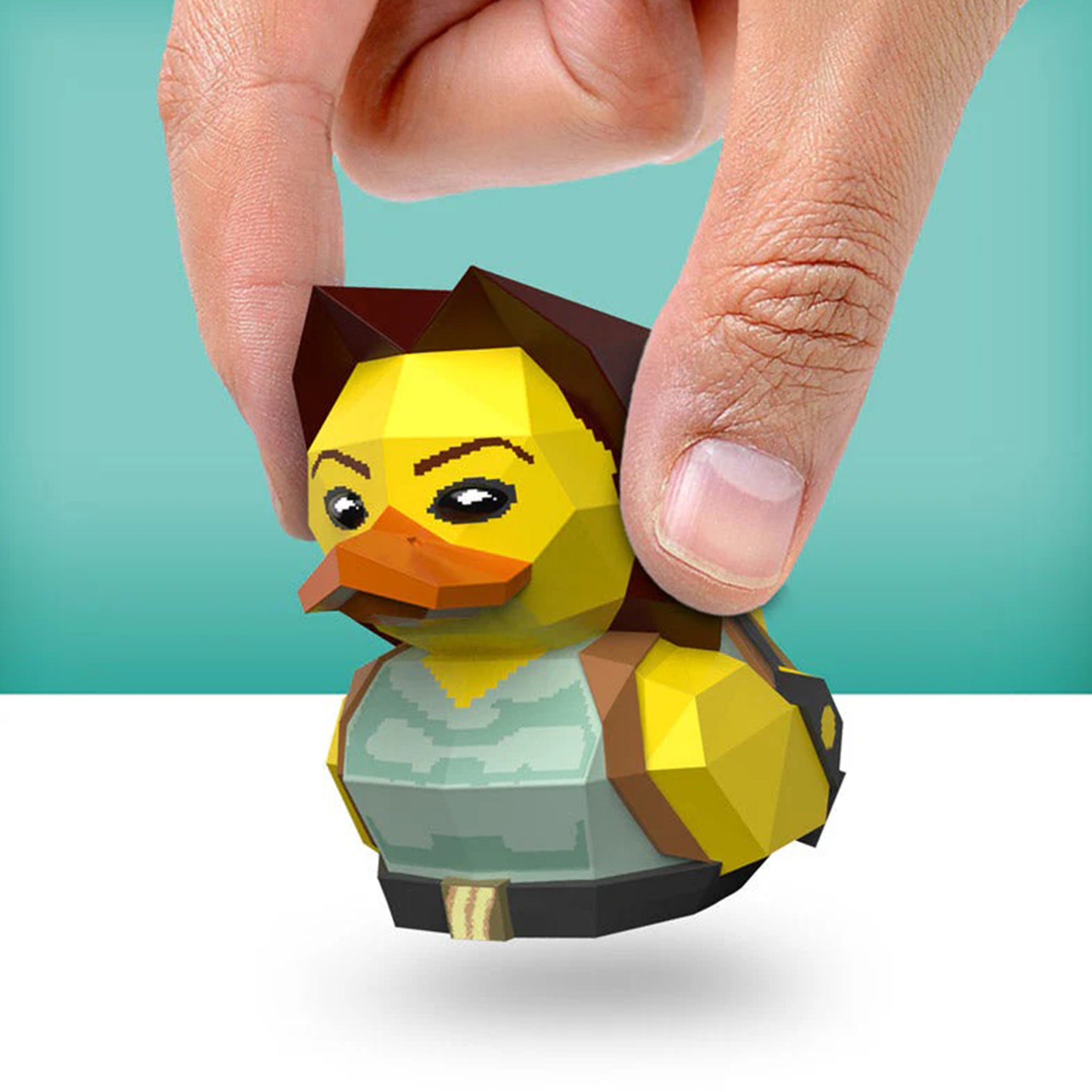 Tomb Raider Lara Croft  Mini Tubbz Cosplaying Duck Collectible 5cm