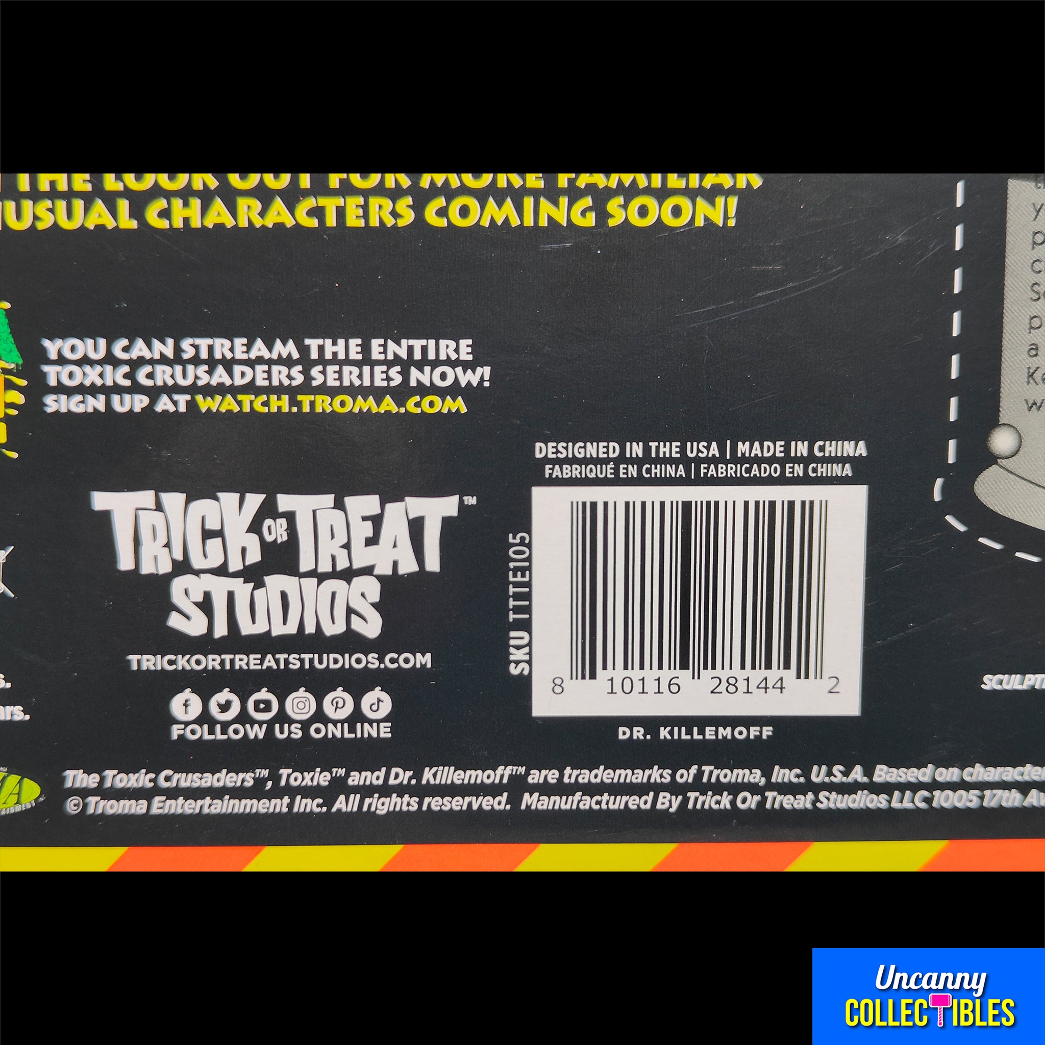Toxic Crusaders Dr Killemoff Trick Or Treat Studios Action Figure 13cm – Toxic Crusaders, Trick or Treat Studios, 13 cm, 2024, brand new collector item, Uncanny Collectibles Dublin Ireland