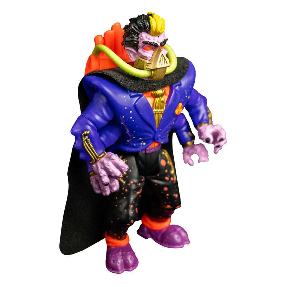 Toxic Crusaders Dr Killemoff action figure by Trick or Treat Studios, 13cm tall, with removable disguise and Smogulan alien face reveal