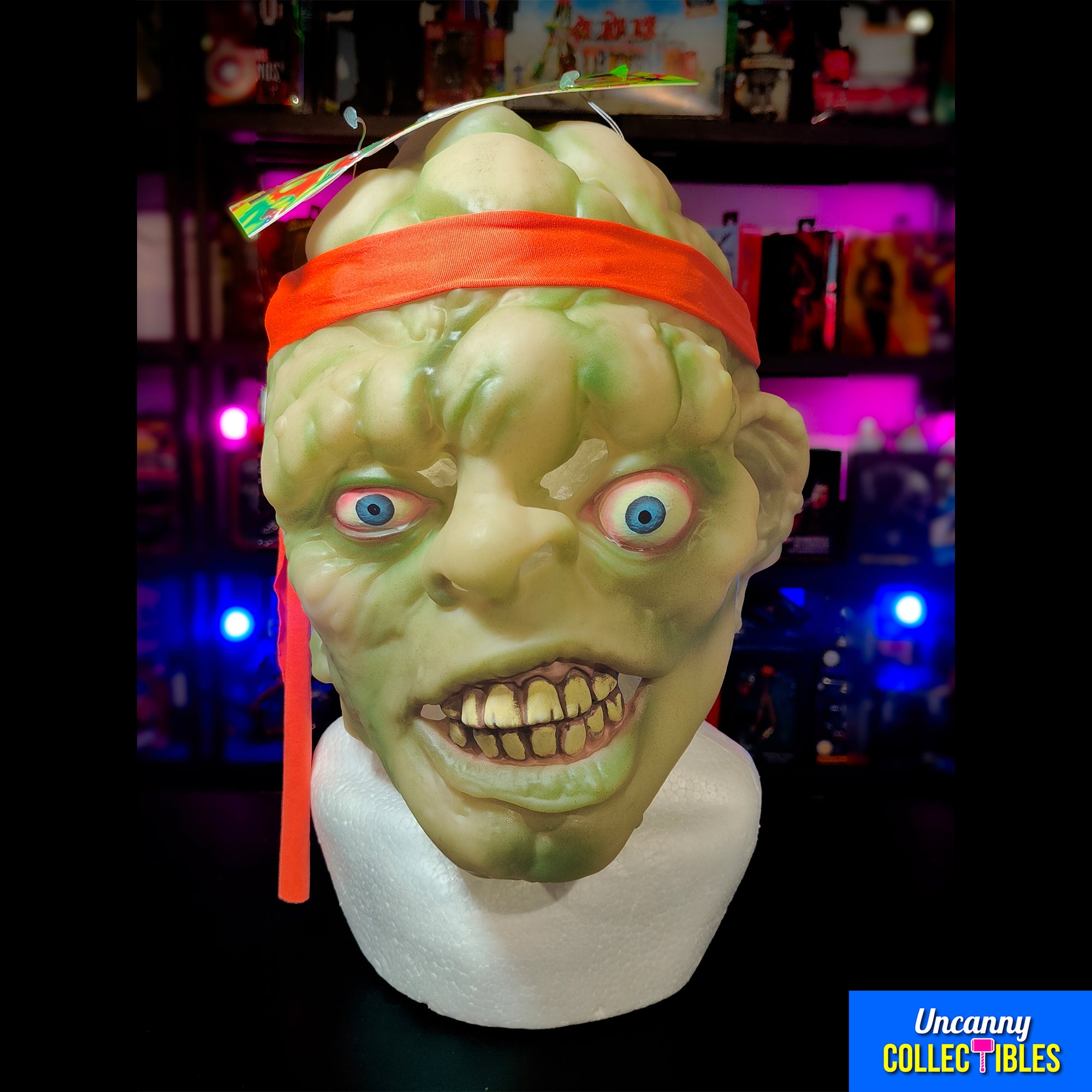 Toxic Crusaders Toxie Glow In The Dark Trick or Treat Studios Full Head Mask