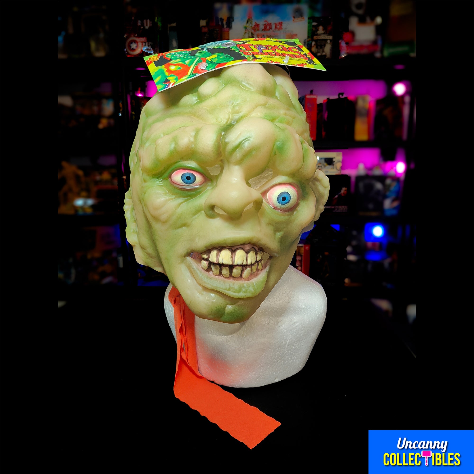 Toxic Crusaders Toxie Glow In The Dark Trick or Treat Studios Full Head Mask