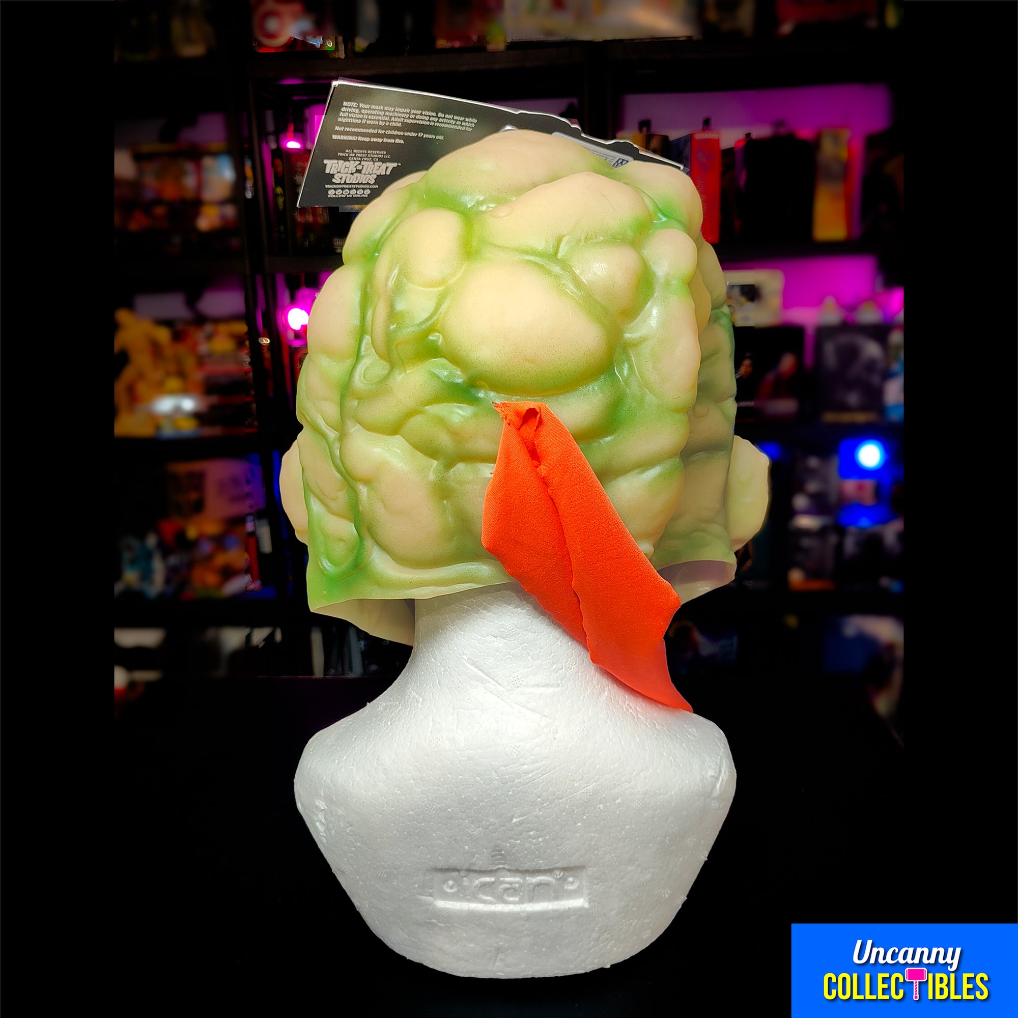Toxic Crusaders Toxie Glow In The Dark Trick or Treat Studios Full Head Mask